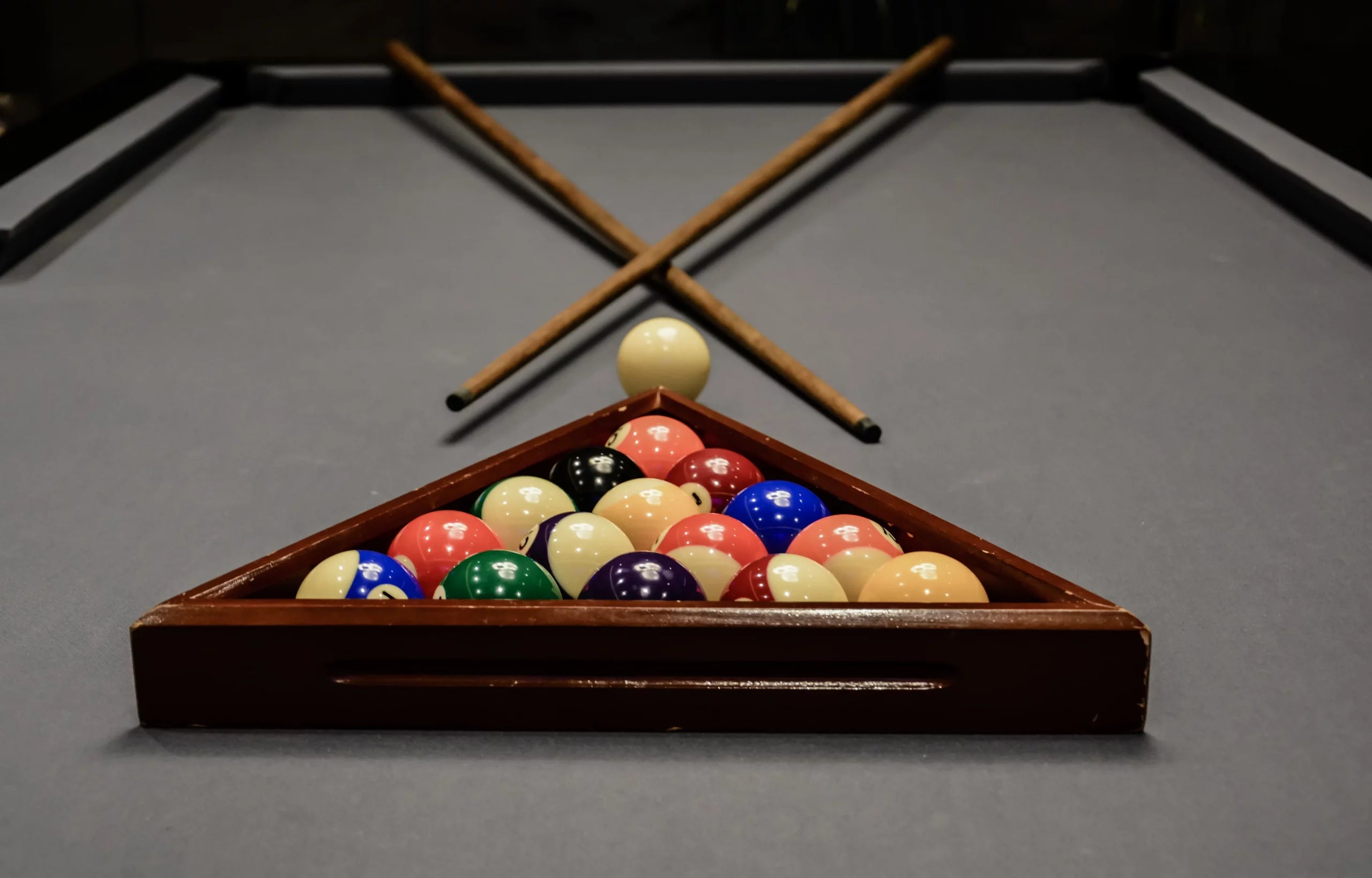 Powerglide Triangle En Bois Pour Billard Et Snooker - Pour Balles 57mm