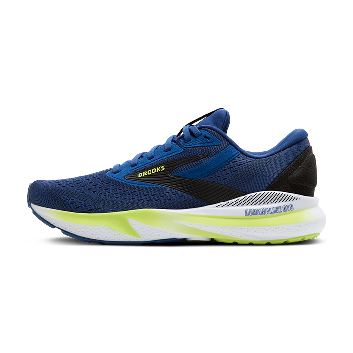 Brooks Adrenaline GTS 24 Mens Running Shoes - Navy/Black/Lime