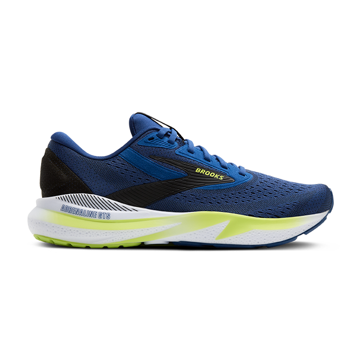 Brooks Adrenaline GTS 24 Mens Running Shoes - Navy/Black/Lime