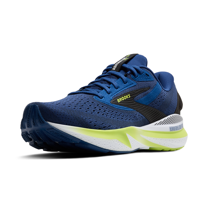 Brooks Adrenaline GTS 24 Mens Running Shoes - Navy/Black/Lime