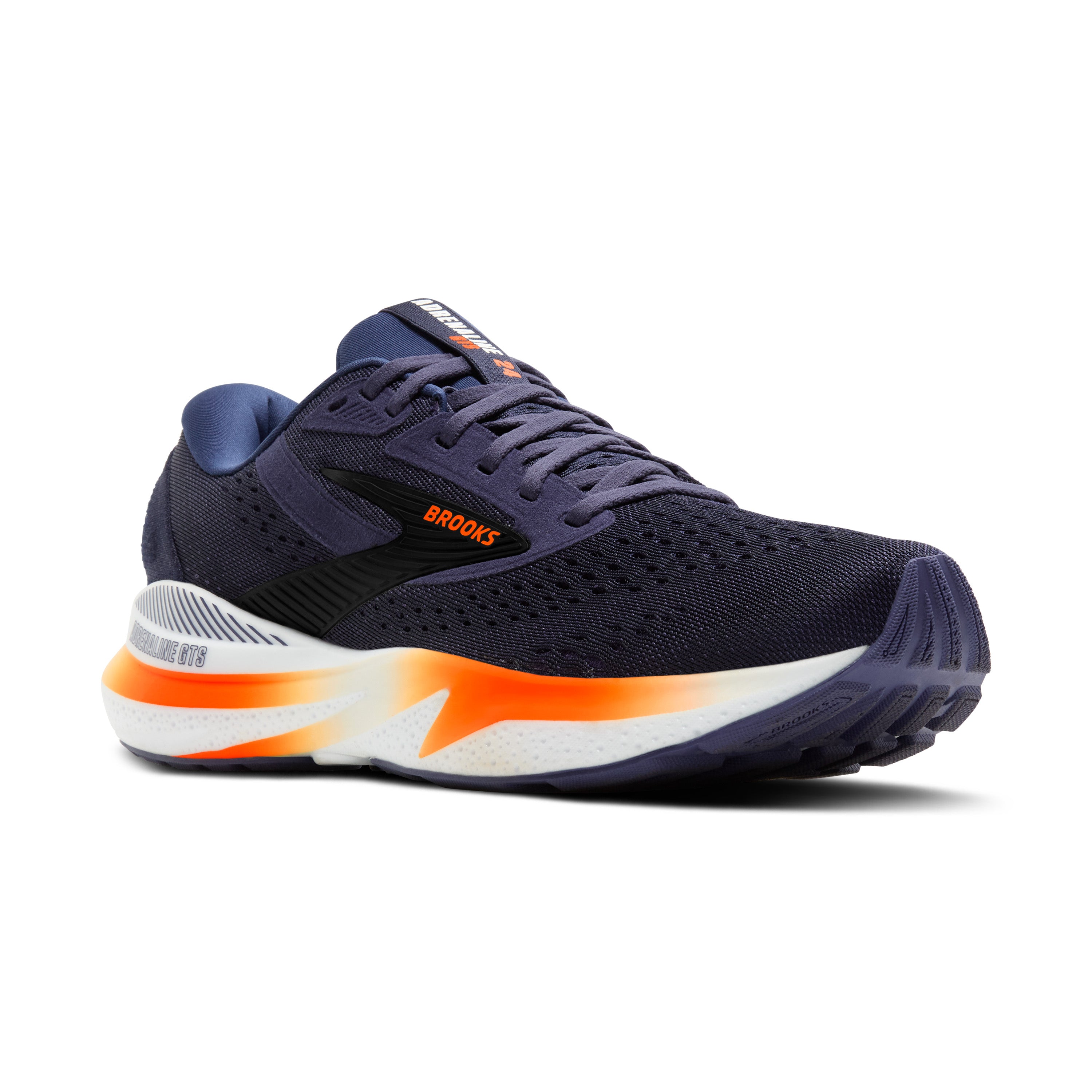 Brooks Adrenaline GTS 24 Mens Running Shoes - Navy/Orange