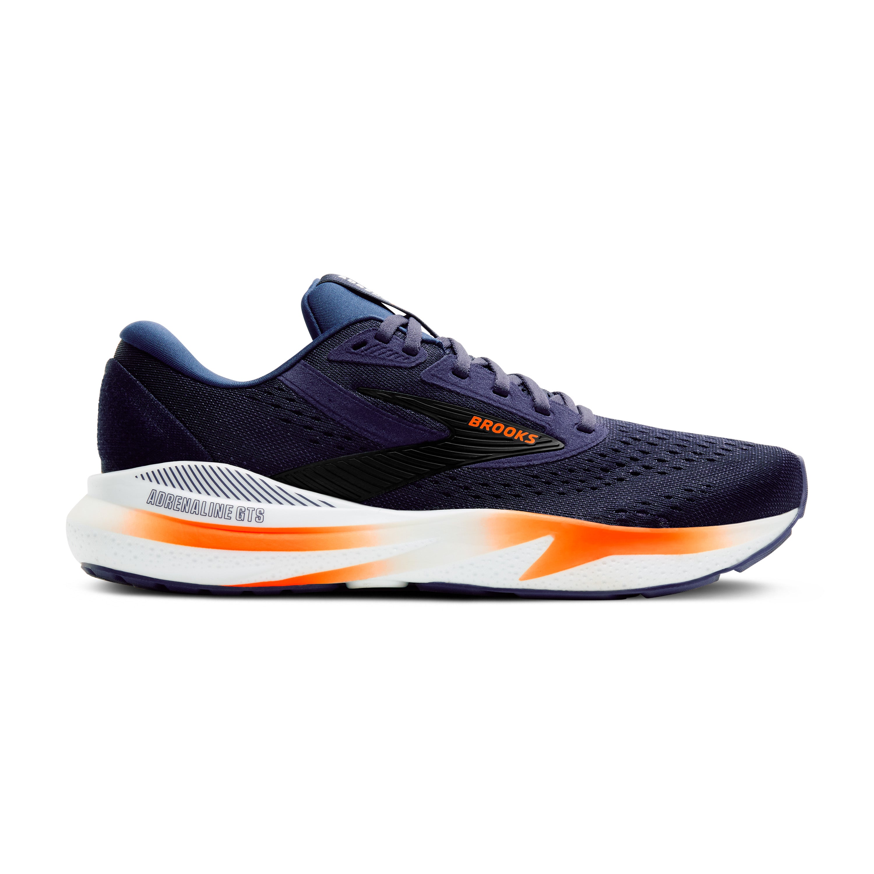 Brooks Adrenaline GTS 24 Mens Running Shoes - Navy/Orange