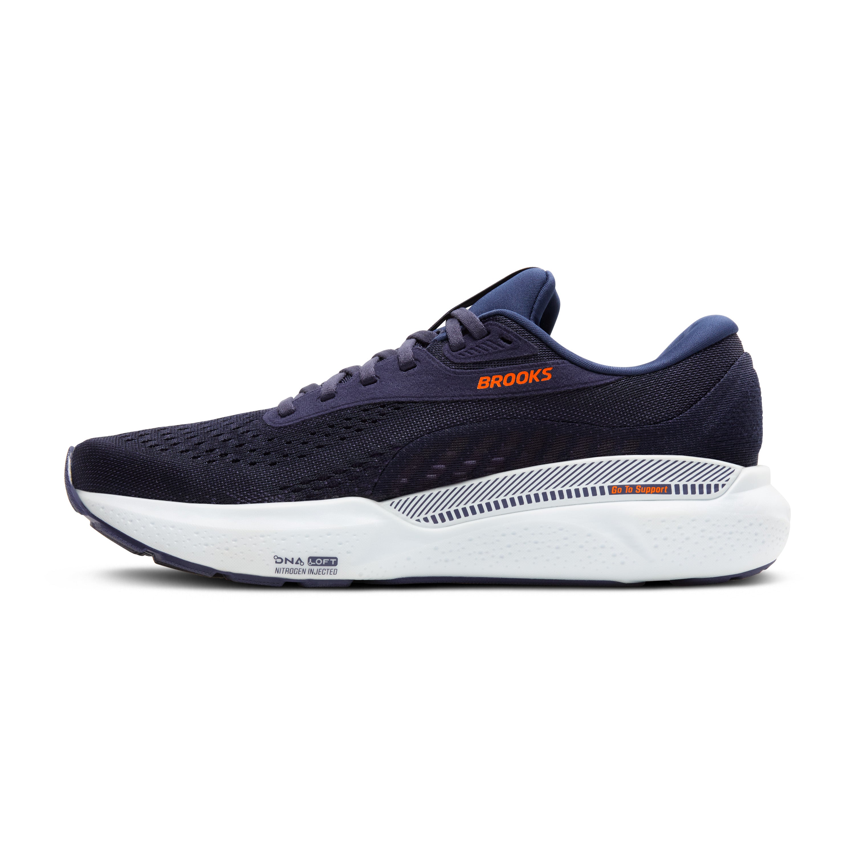 Brooks Adrenaline GTS 24 Mens Running Shoes - Navy/Orange