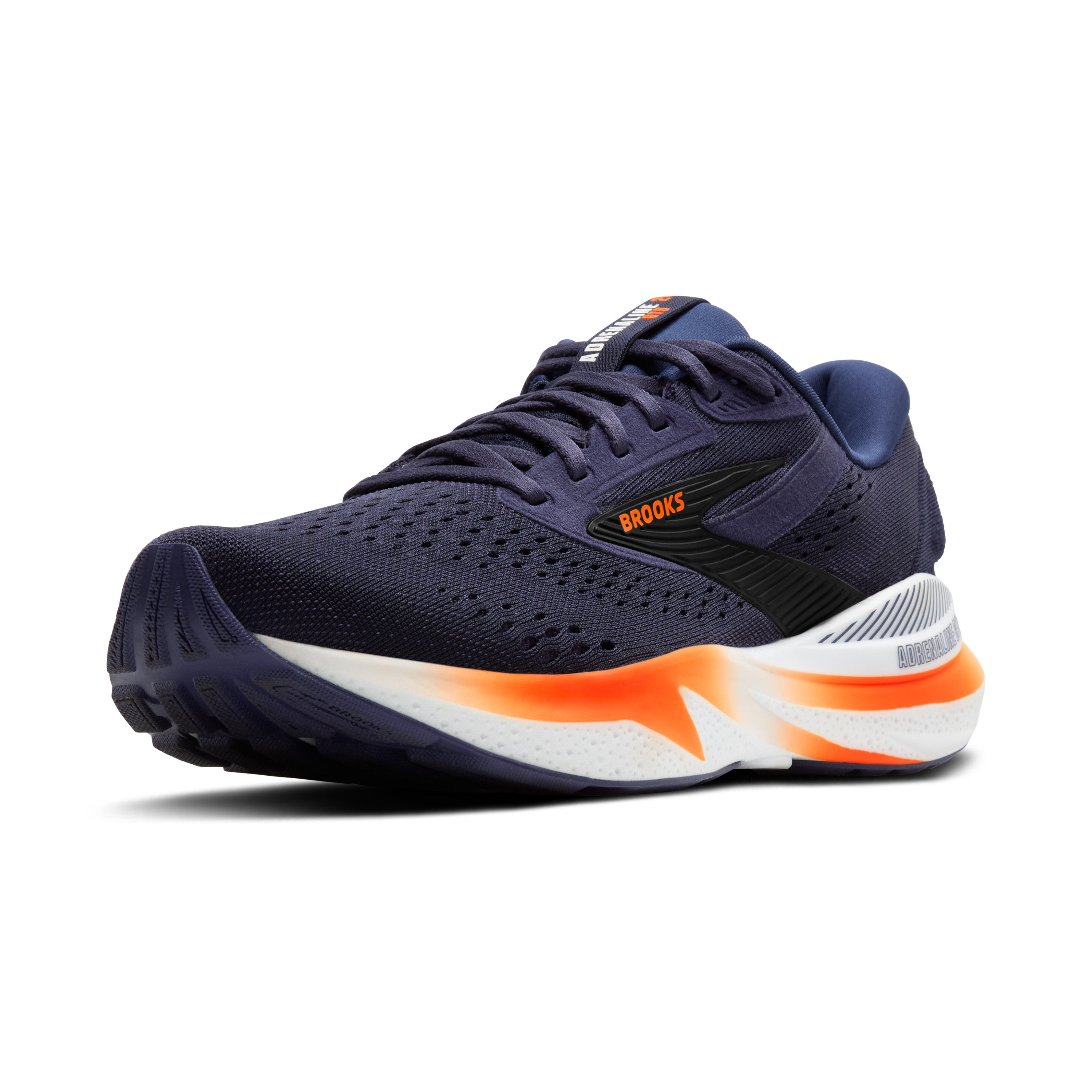 Brooks Adrenaline GTS 24 Mens Running Shoes - Navy/Orange
