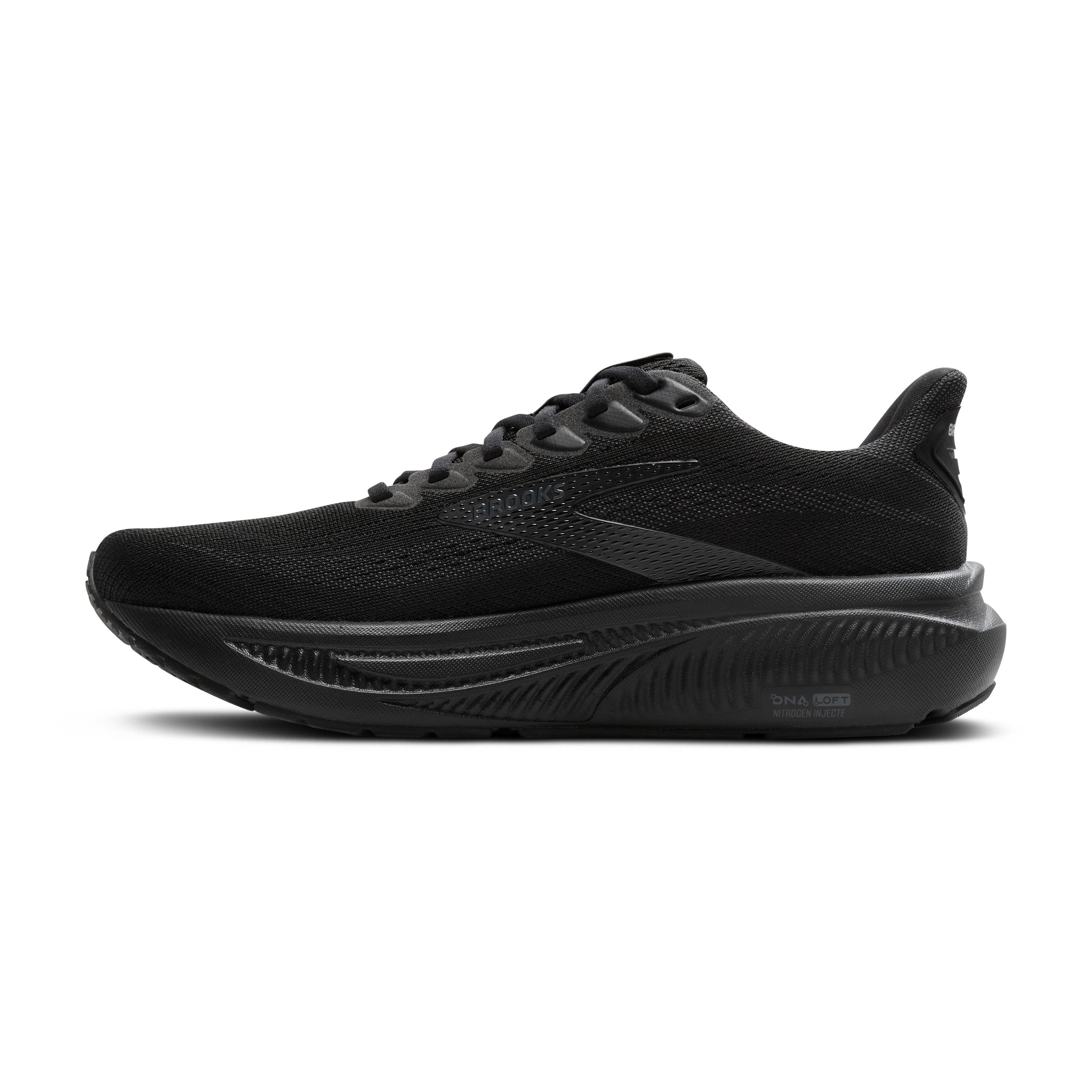 Brooks Ghost 17 Mens Running Shoes - Black/Black/Ebony