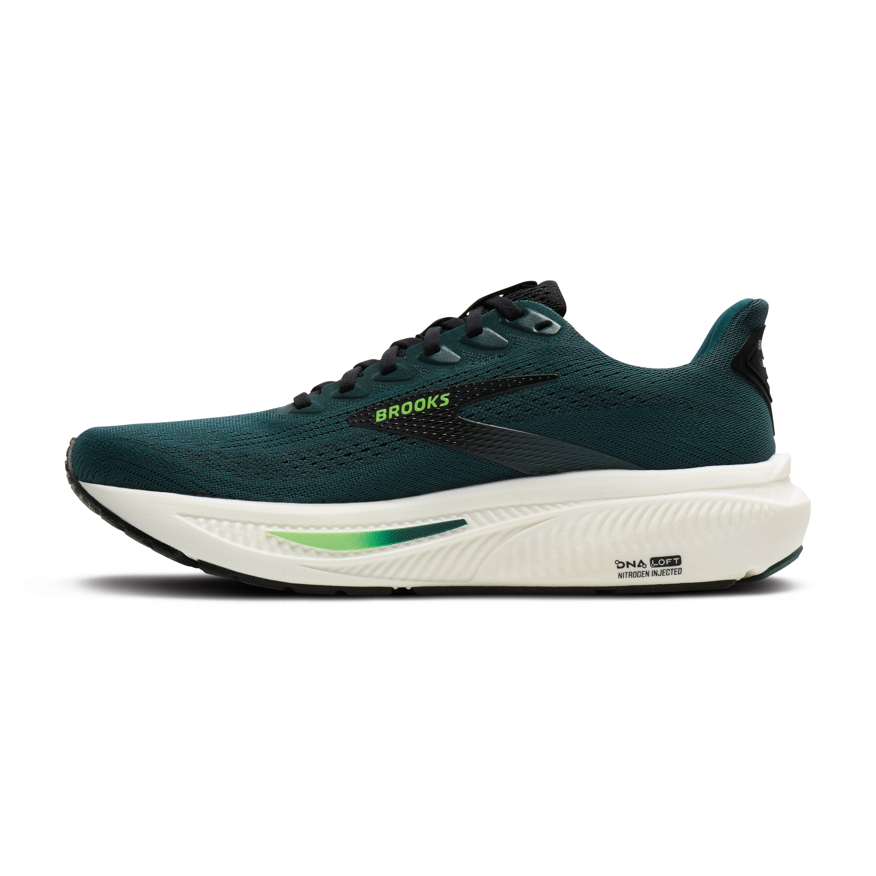 Brooks Ghost 17 Mens Running Shoes - Atlantic Deep/Black/Green