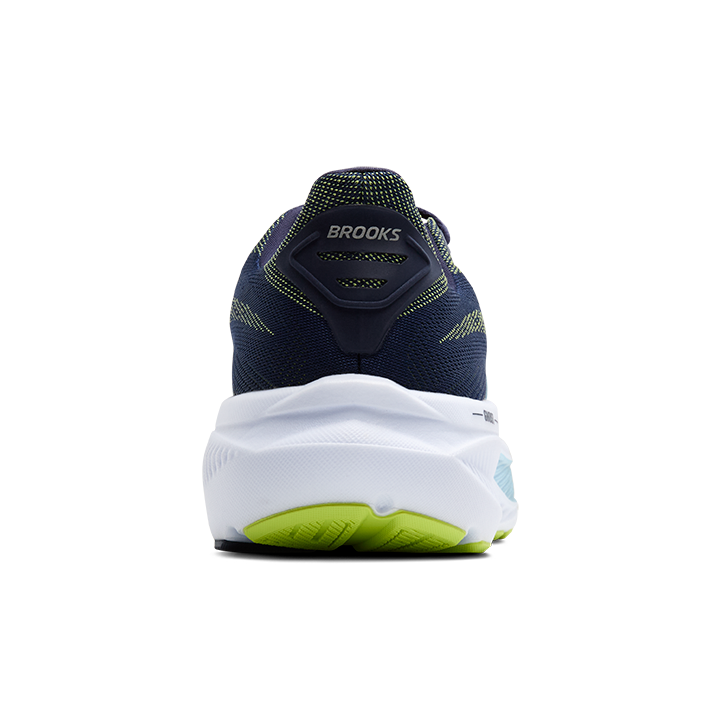 Brooks Ghost 17 Mens Running Shoes - Navy/Blue/Lime