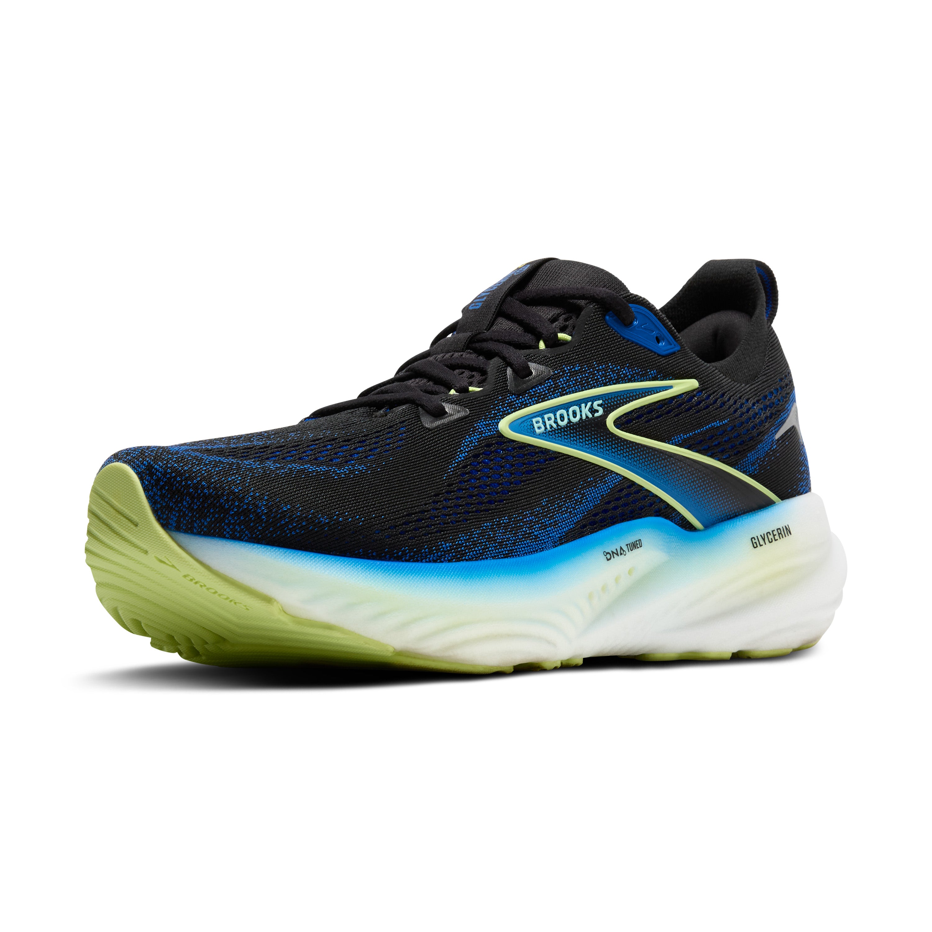 Brooks Glycerin 22 Mens Running Shoes - Black/Blue
