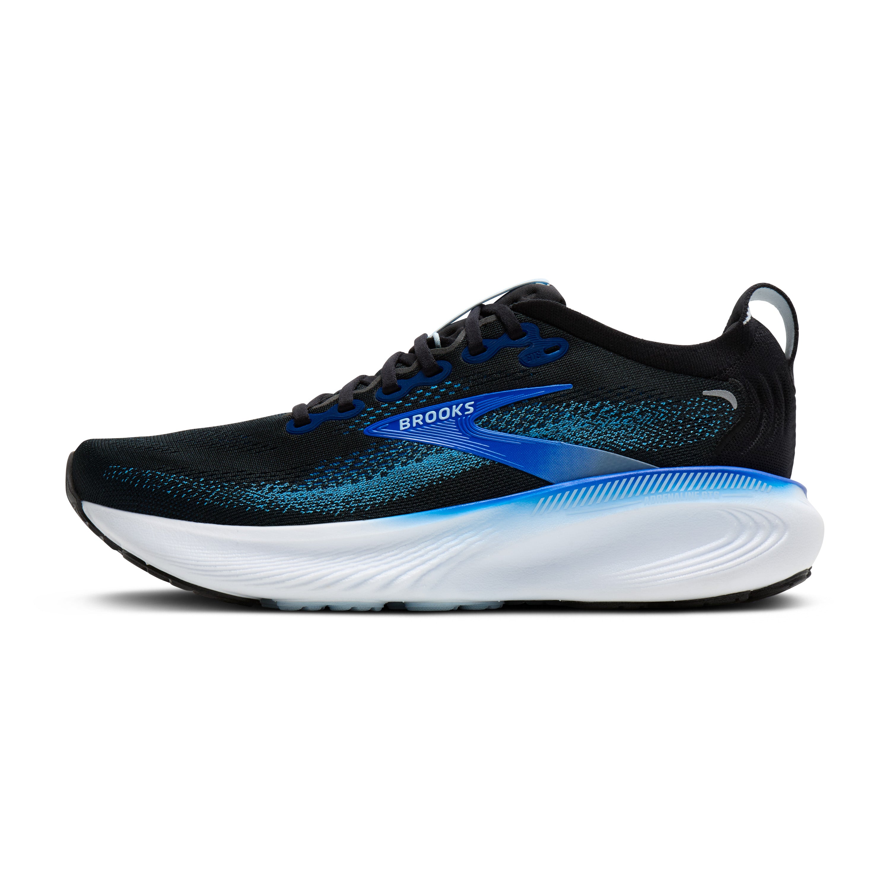 Brooks Adrenaline GTS 25 Mens Running Shoes - Black/Blue/Nantucket Breeze