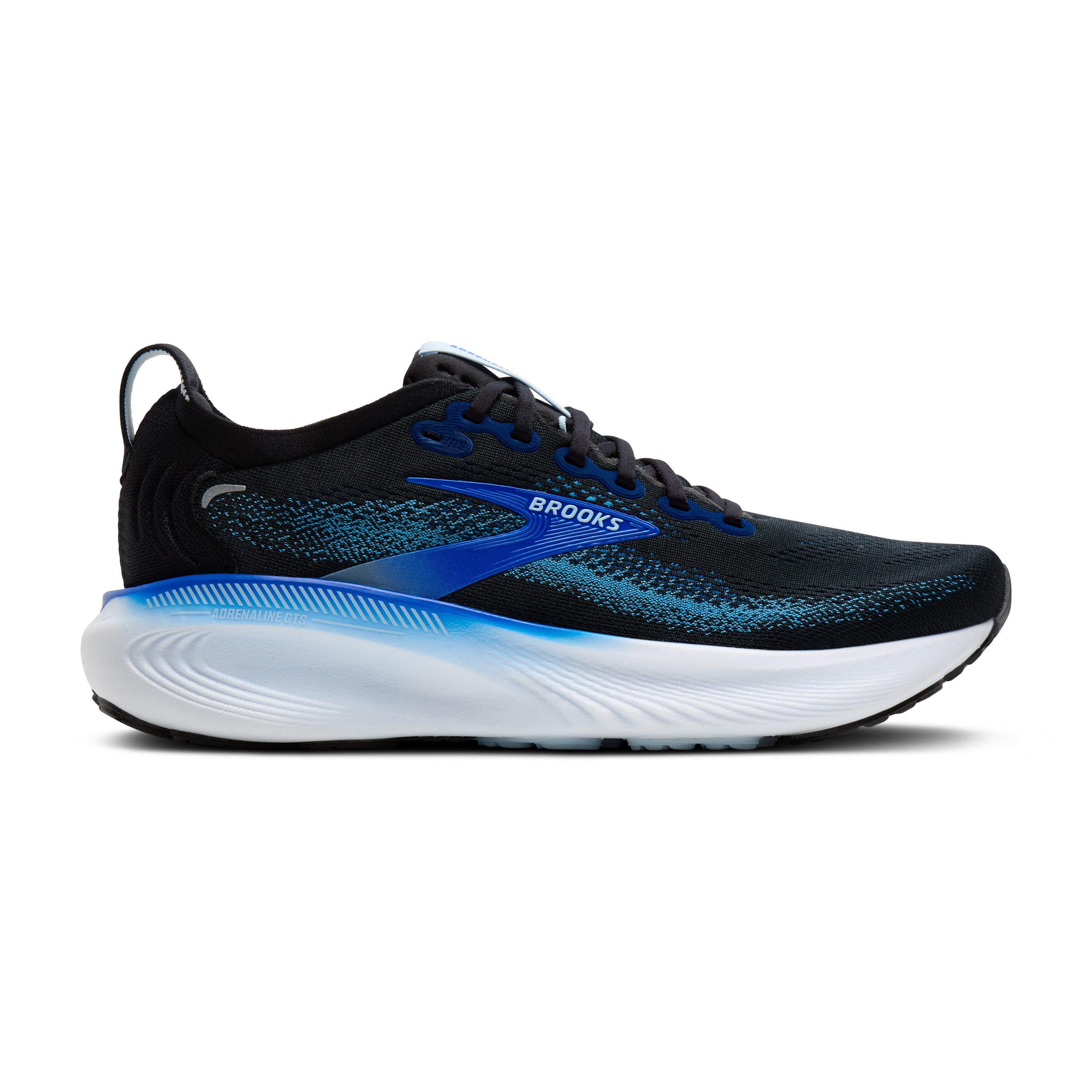 Brooks Adrenaline GTS 25 Mens Running Shoes - Black/Blue/Nantucket Breeze