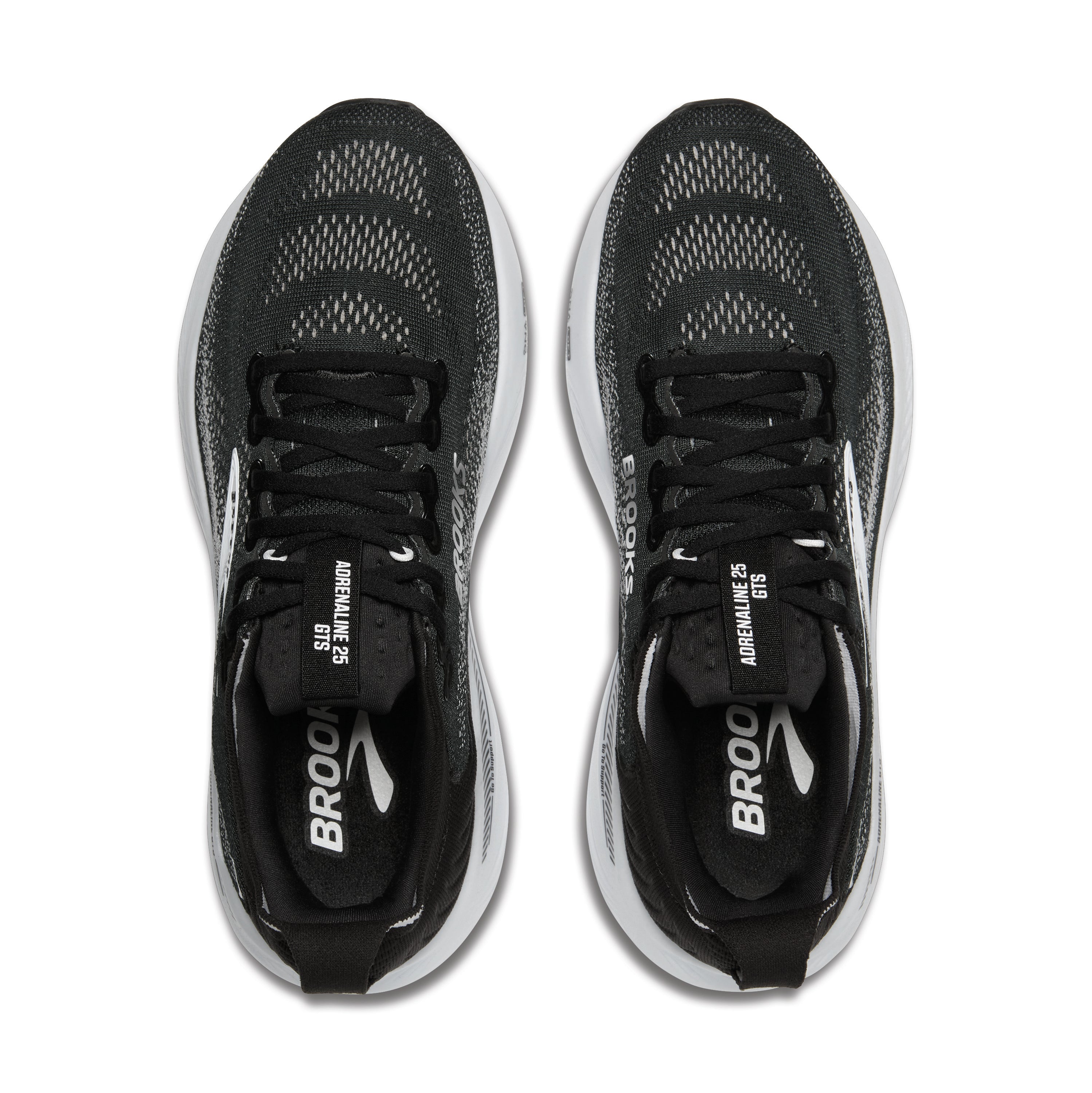 Brooks Adrenaline GTS 25 Mens Running Shoes - Grey/Black/White