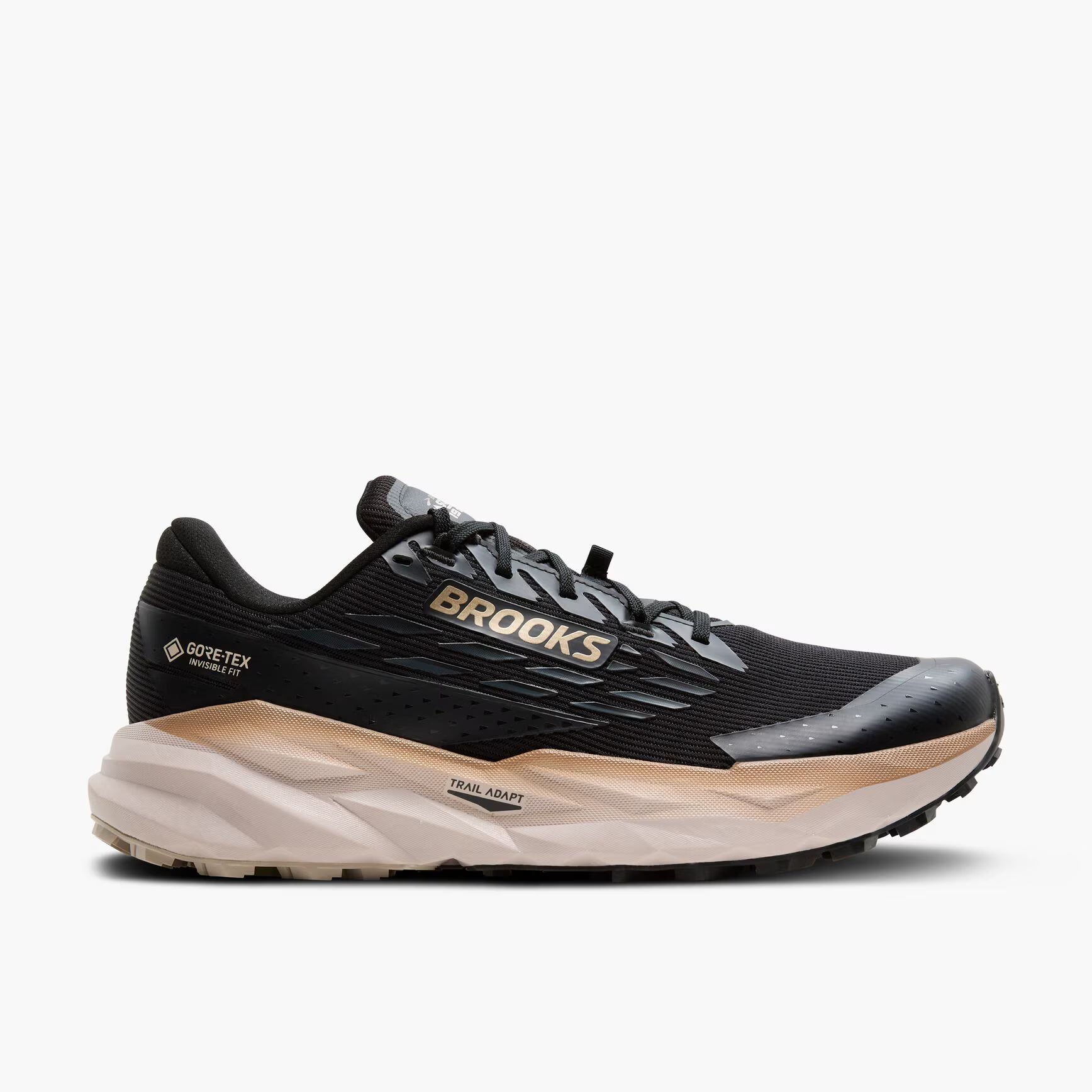 Brooks Cascadia 19 GTX Mens Trail Running Shoes - Black/Ebony/Chateau Grey