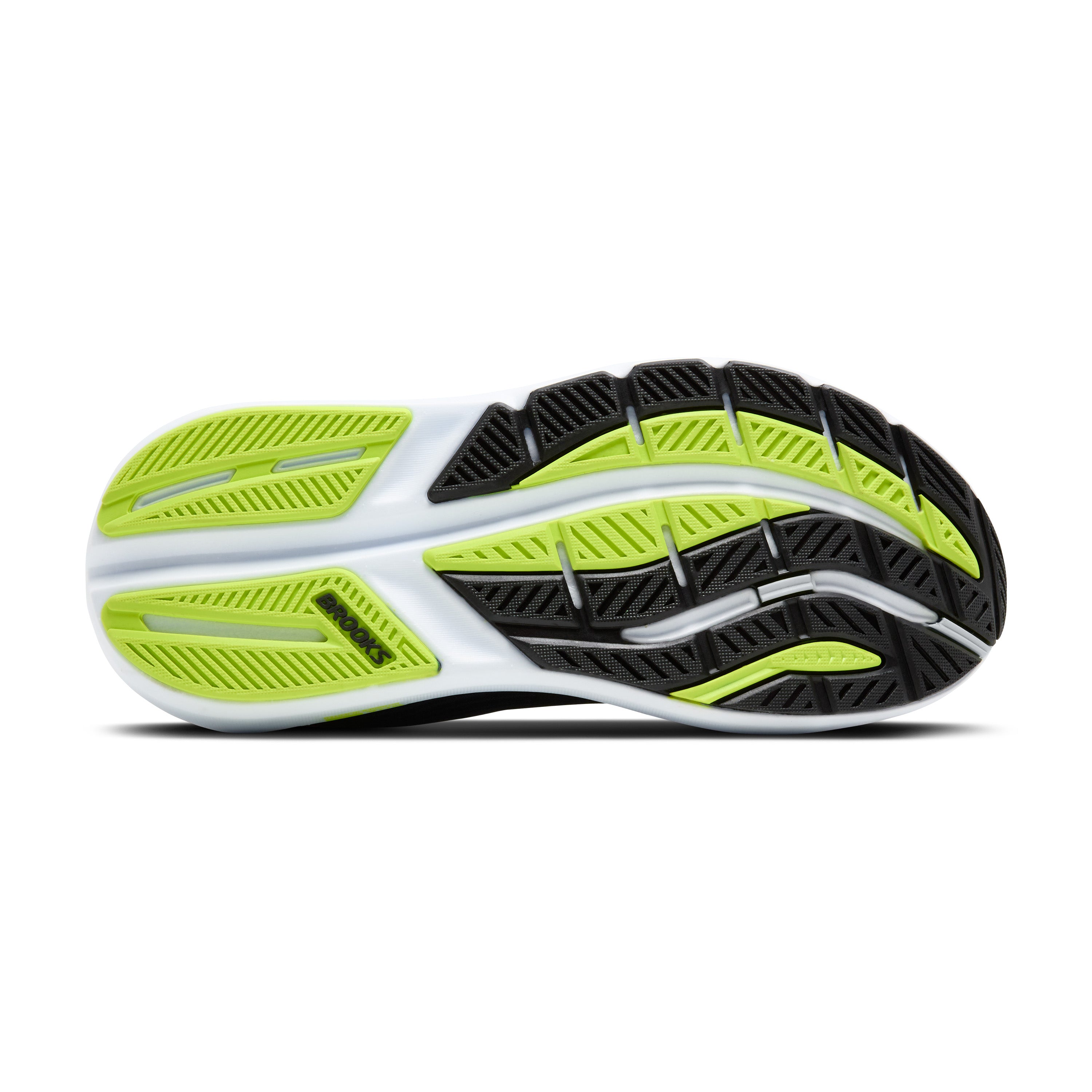 Brooks Ghost Max 3 Mens Running Shoes - Black/Navy/Acid Lime