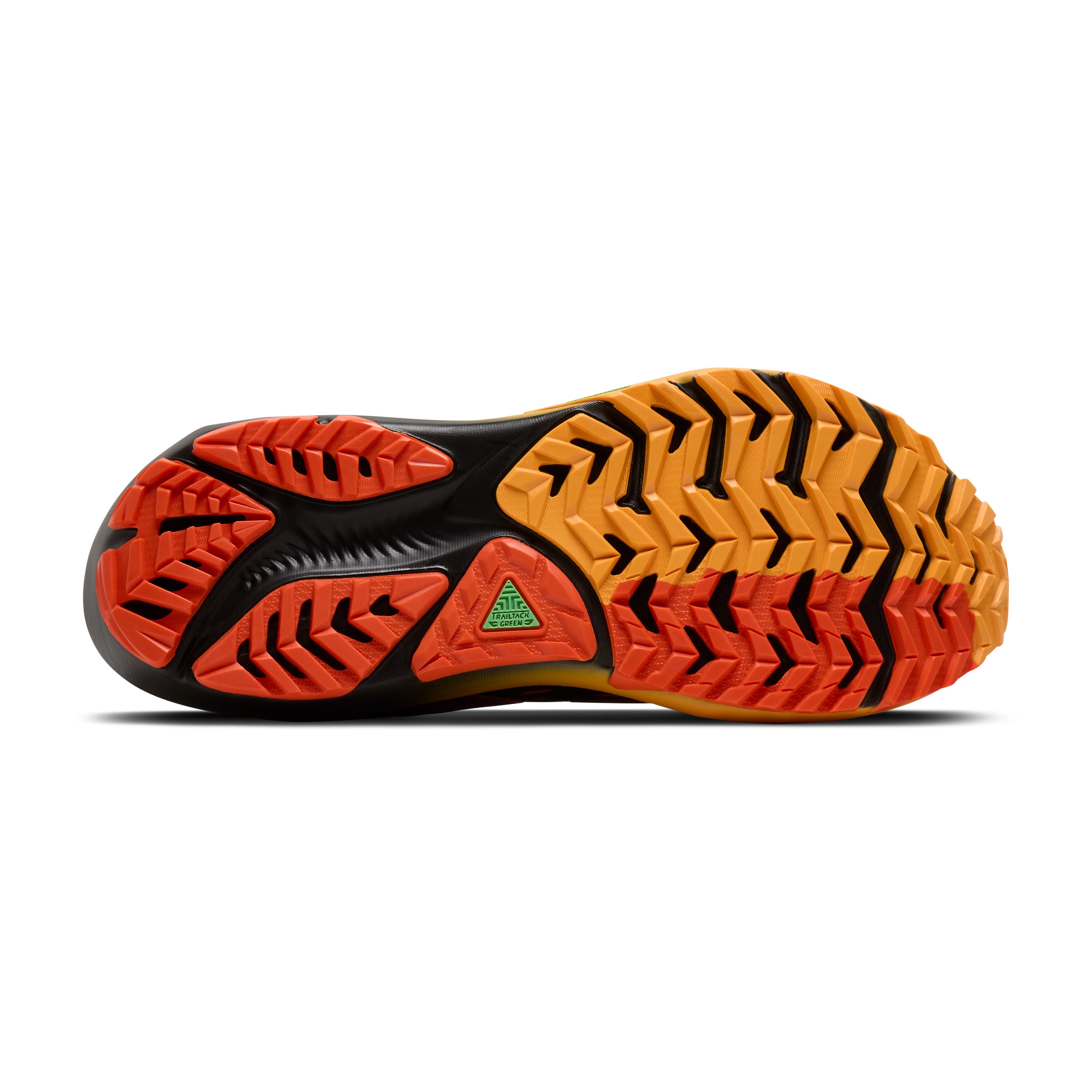Brooks Ghost Trail Mens Running Shoes - Black/Red/Orange