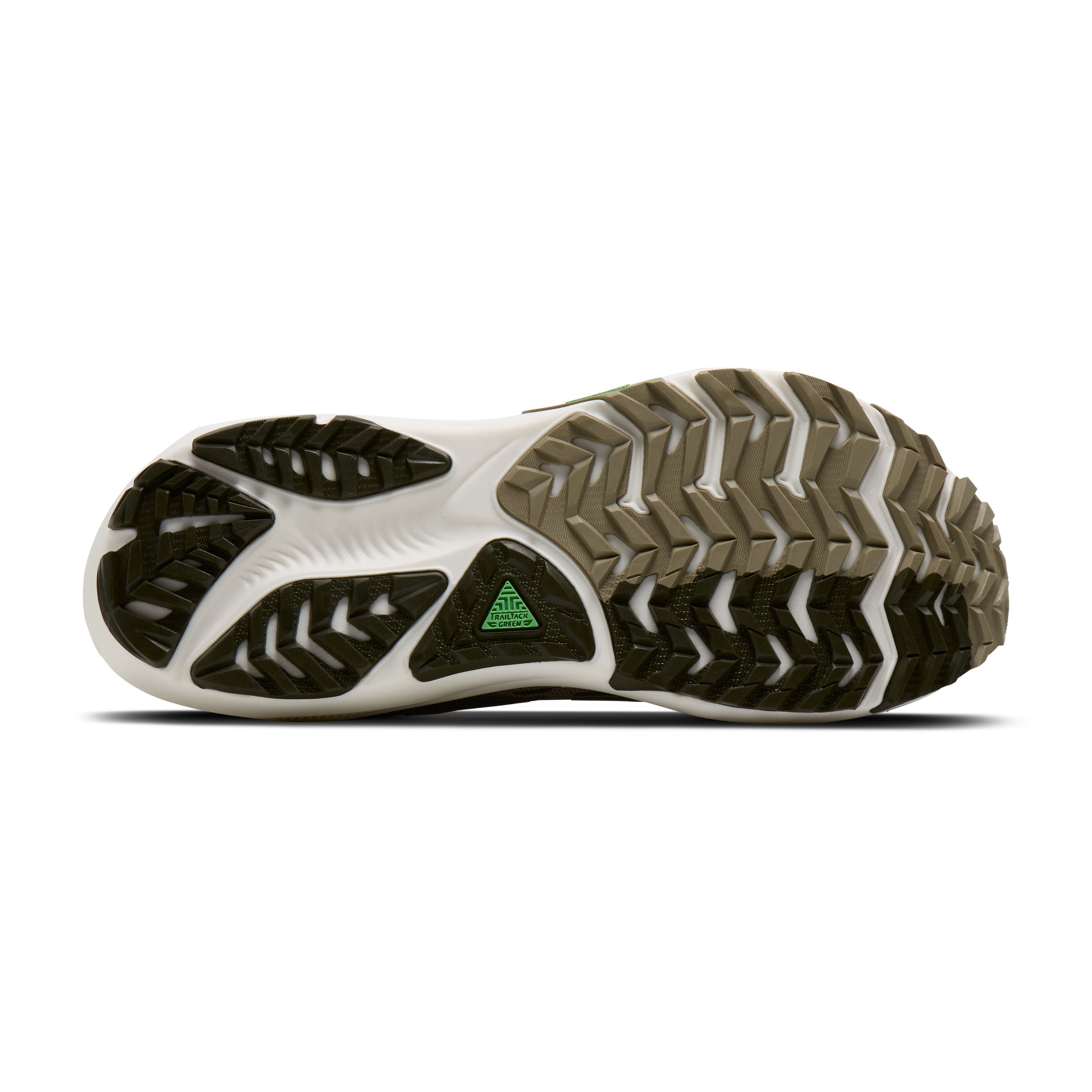 Brooks Ghost Trail Mens Running Shoes - Olive/Olive/Metallic