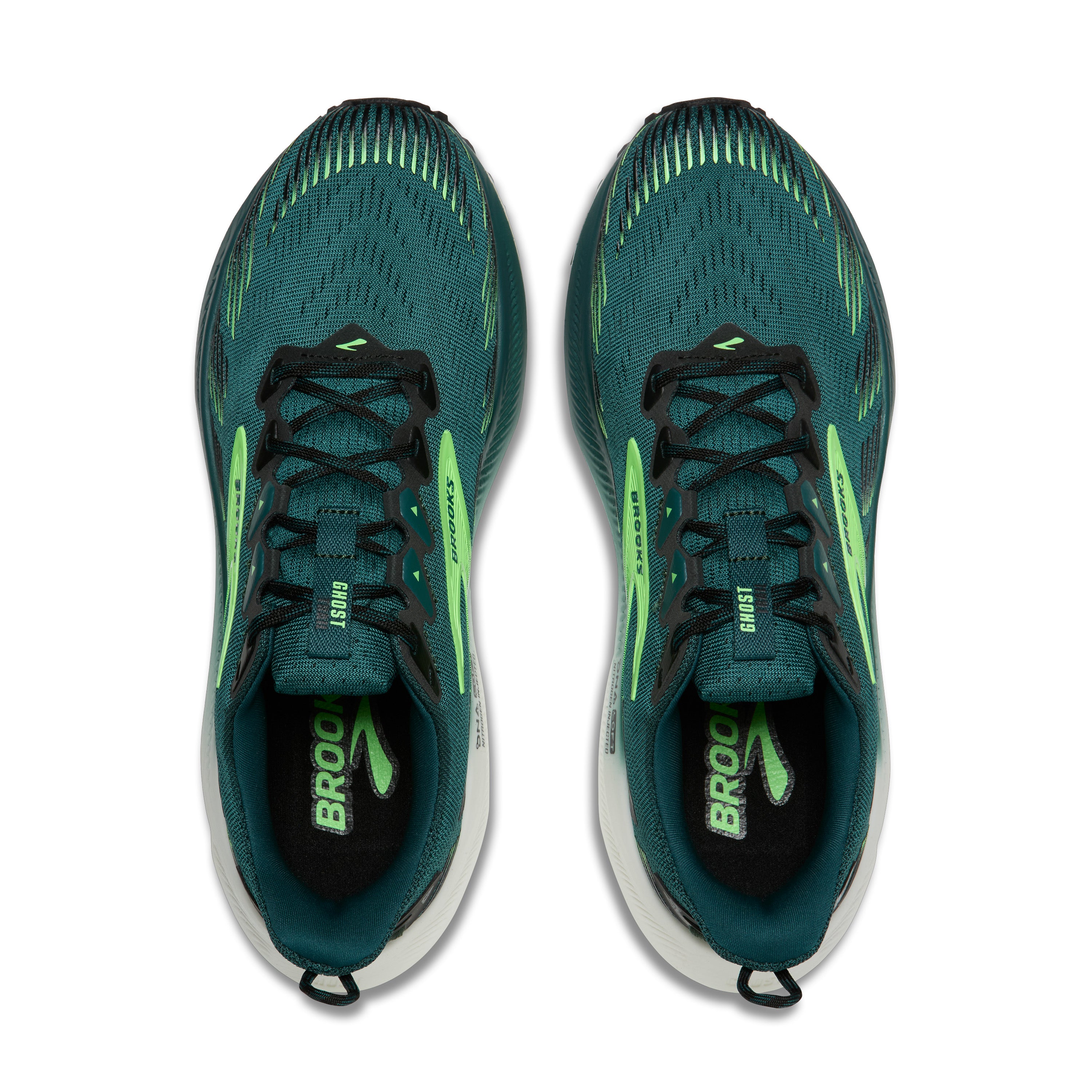 Brooks Ghost Trail Mens Running Shoes - Atlantic Deep/Black/Green