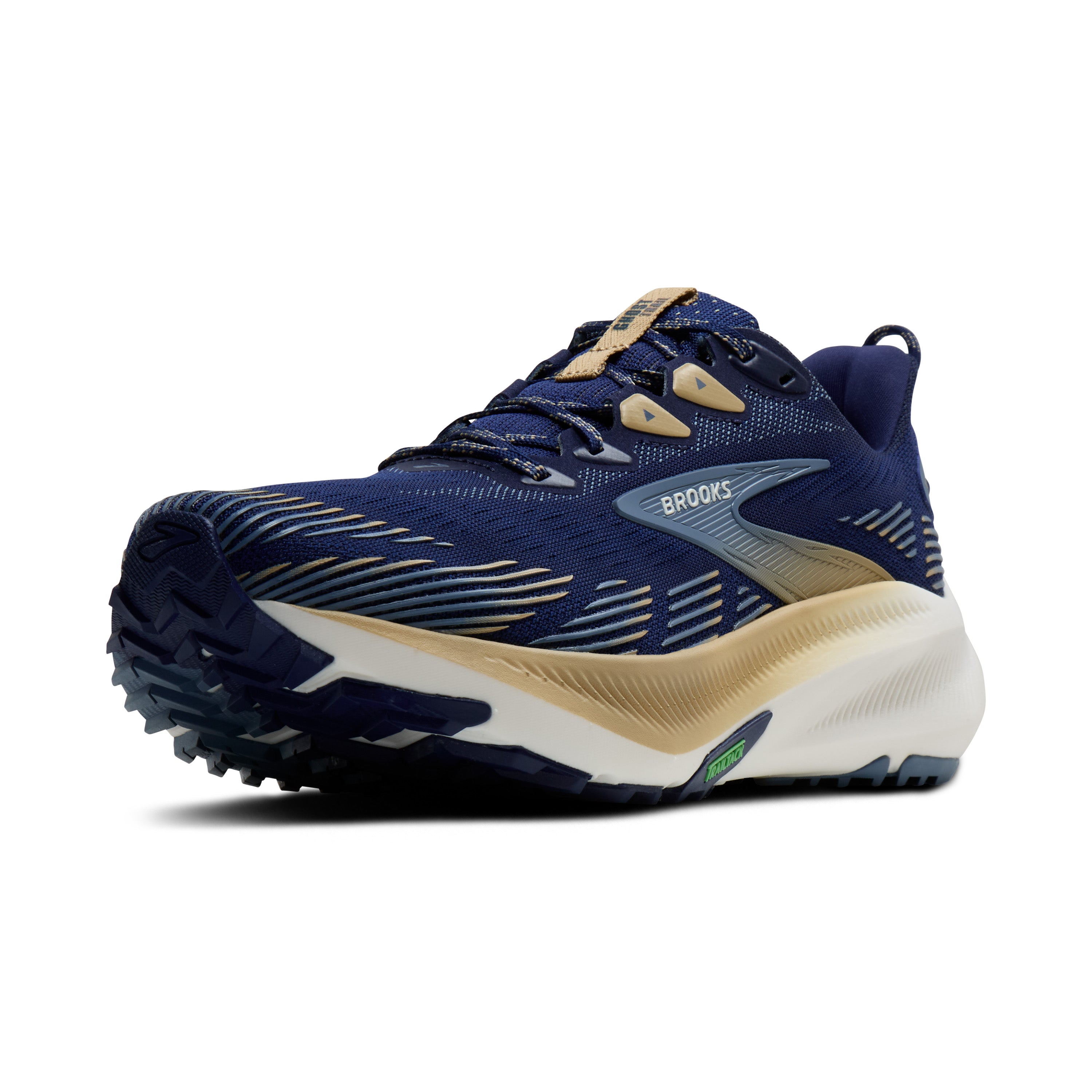 Brooks Ghost Trail Mens Running Shoes - Blue/Starfish/Moonlight