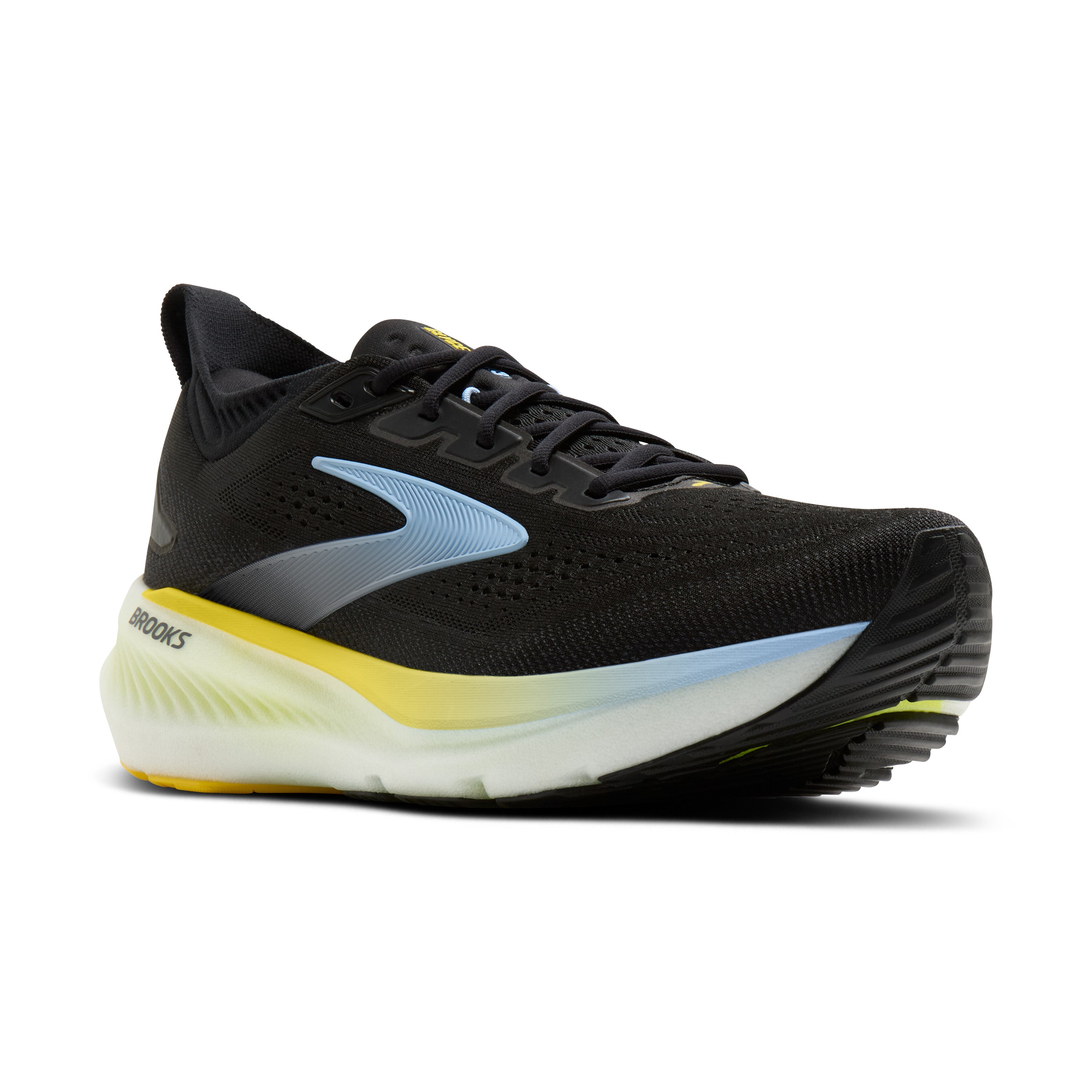 Brooks Glycerin 23 Mens Running Shoes - Black/Cyber Yellow/Nightlife