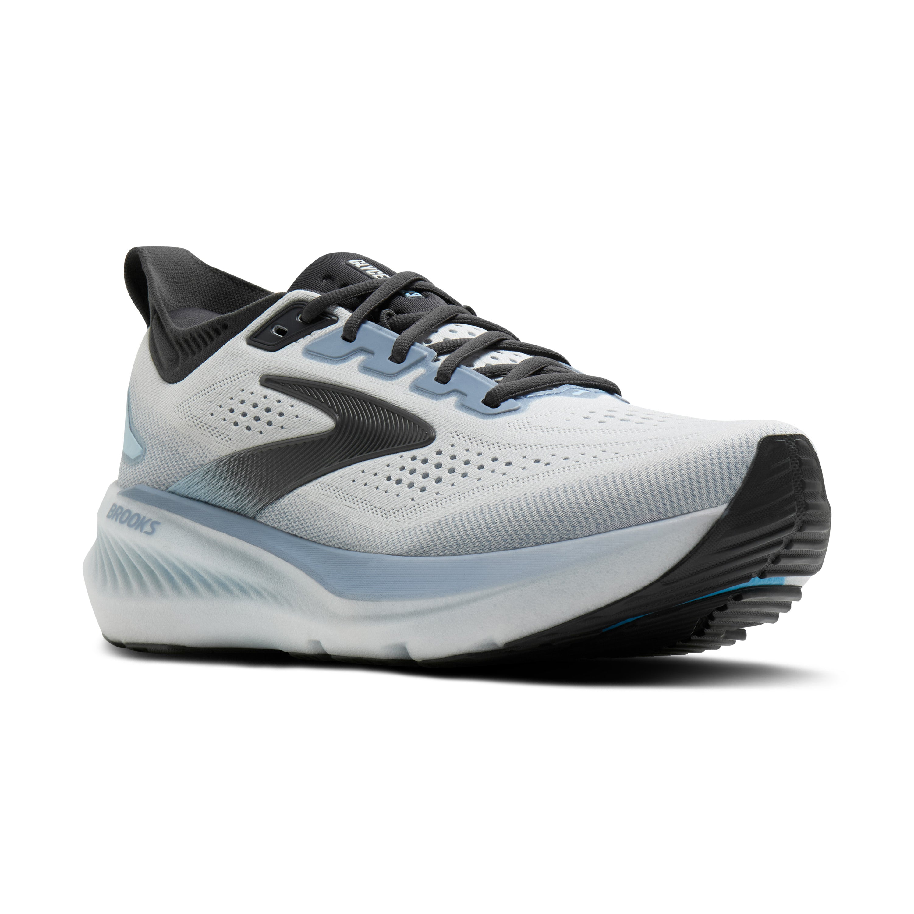 Brooks Glycerin 23 Mens Running Shoes - White/Rain/Baltic Sea