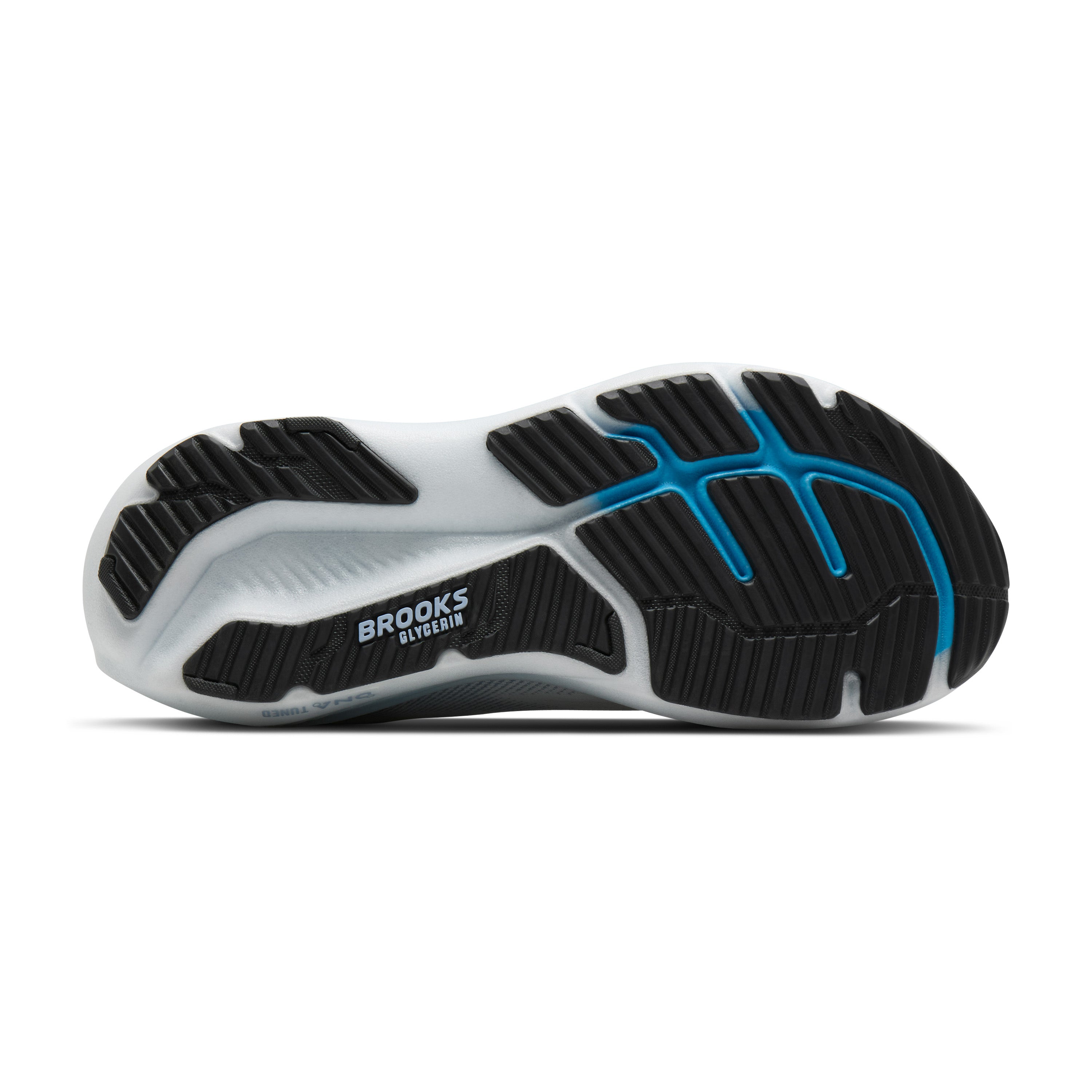 Brooks Glycerin 23 Mens Running Shoes - White/Rain/Baltic Sea