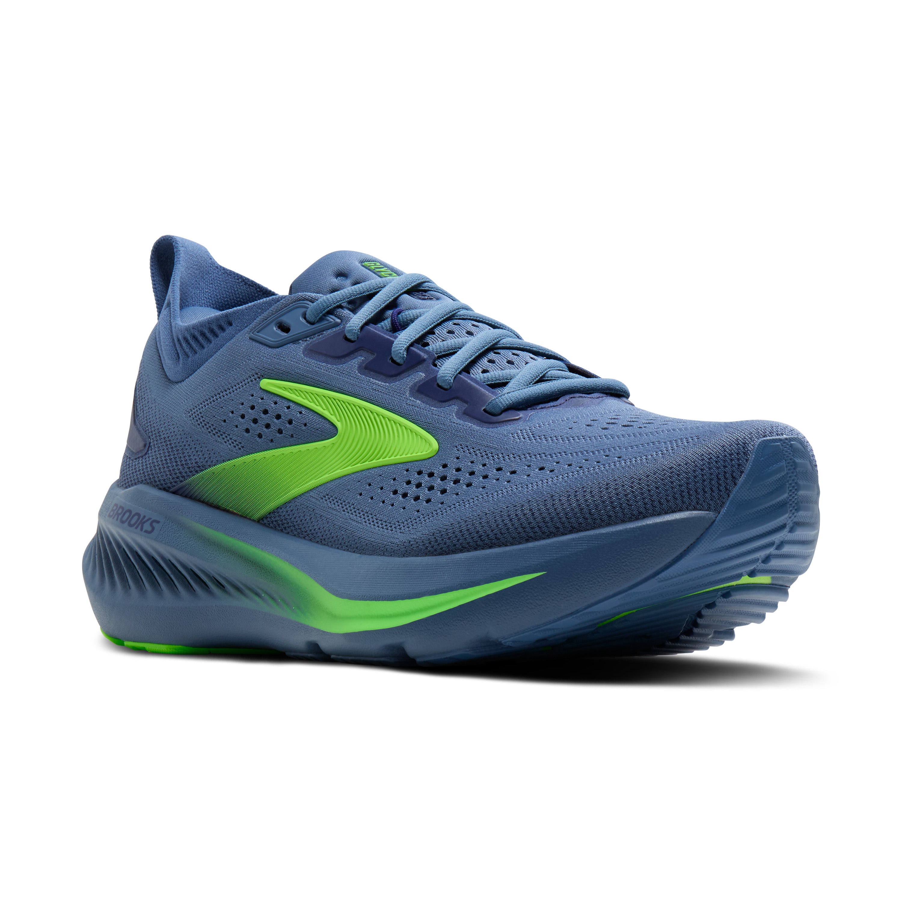 Brooks Glycerin 23 Mens Running Shoes - Moonlight/Blue/Green Gecko
