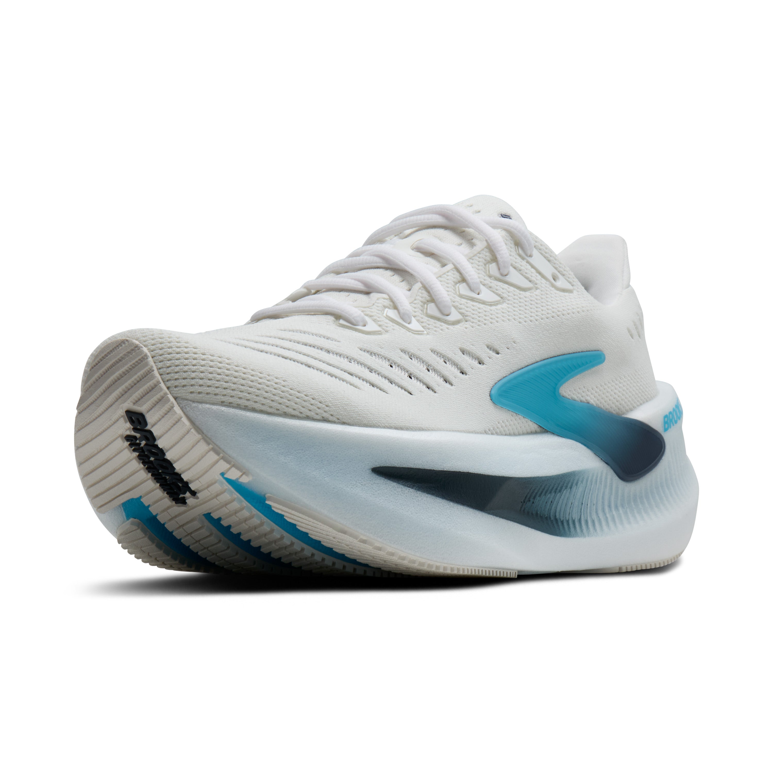 Brooks Glycerin Max 2 Mens Running Shoes - White/Blue/Spellbound