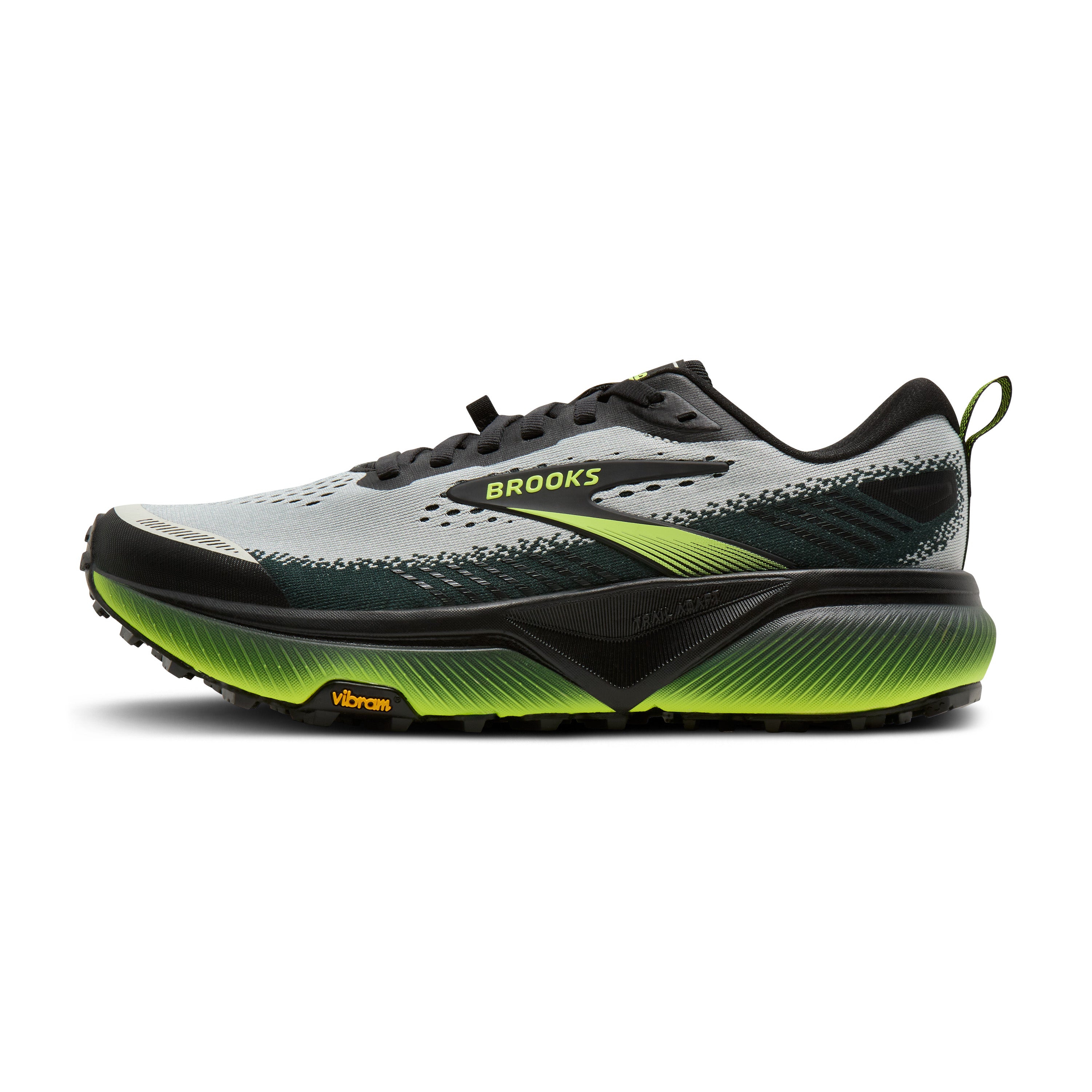 Brooks Cascadia 20 Mens Trail Running Shoes - Grey/Black/Nightlife