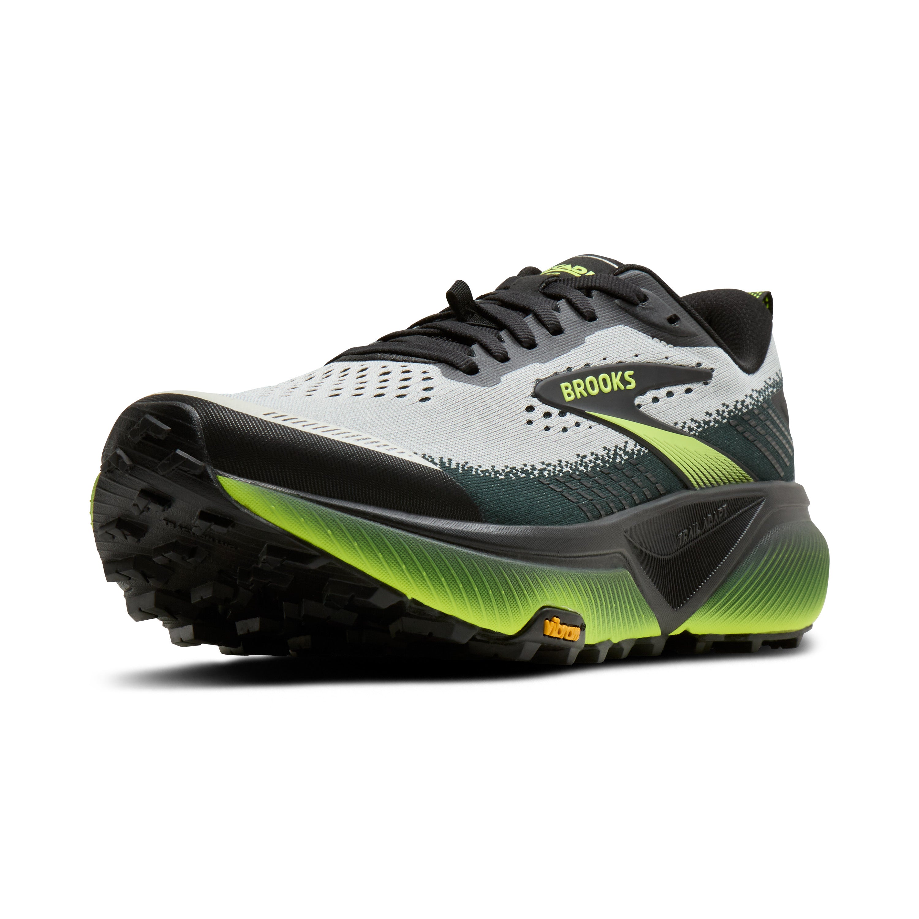 Brooks Cascadia 20 Mens Trail Running Shoes - Grey/Black/Nightlife