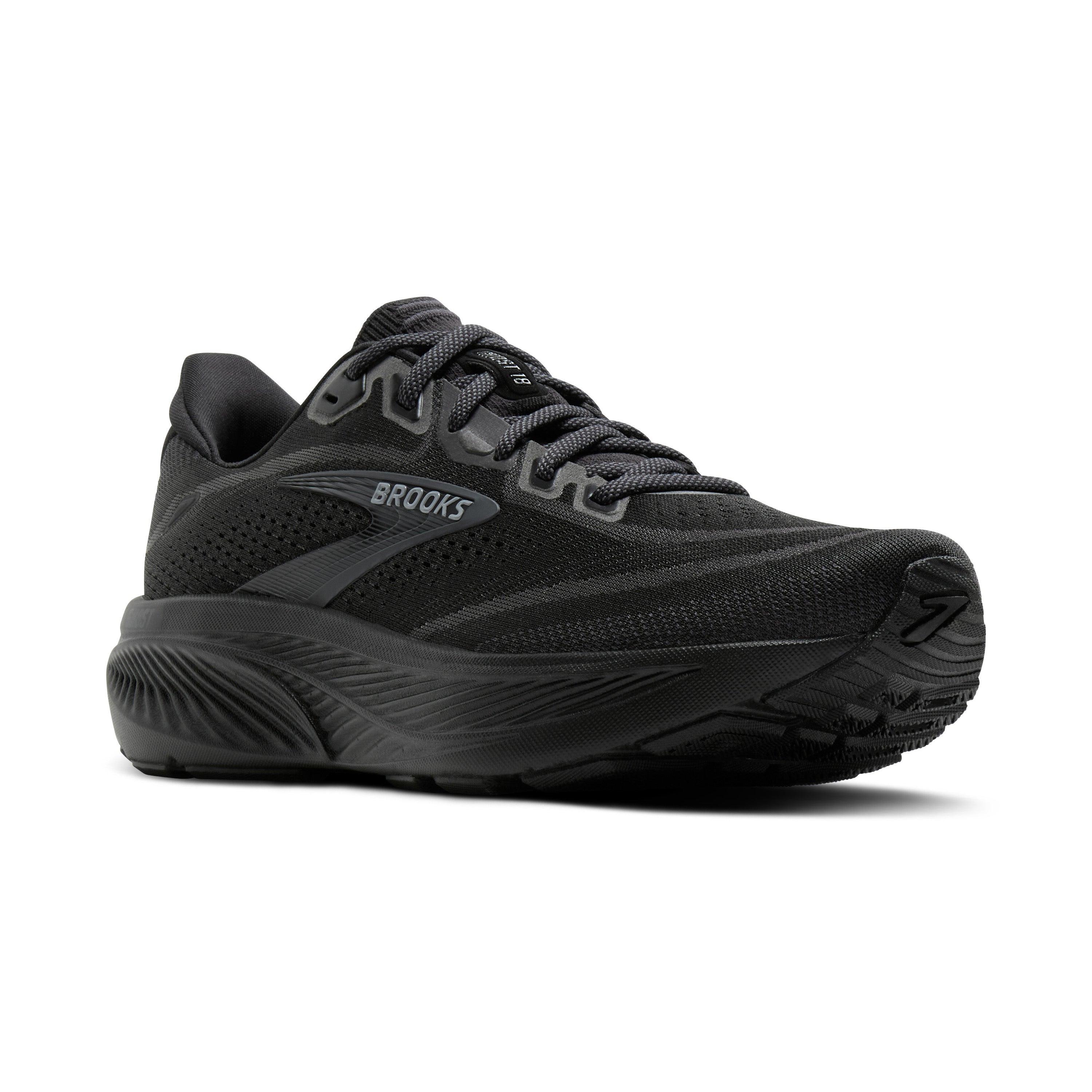 Brooks Ghost 18 Mens Running Shoes - Black/Black/Ebony
