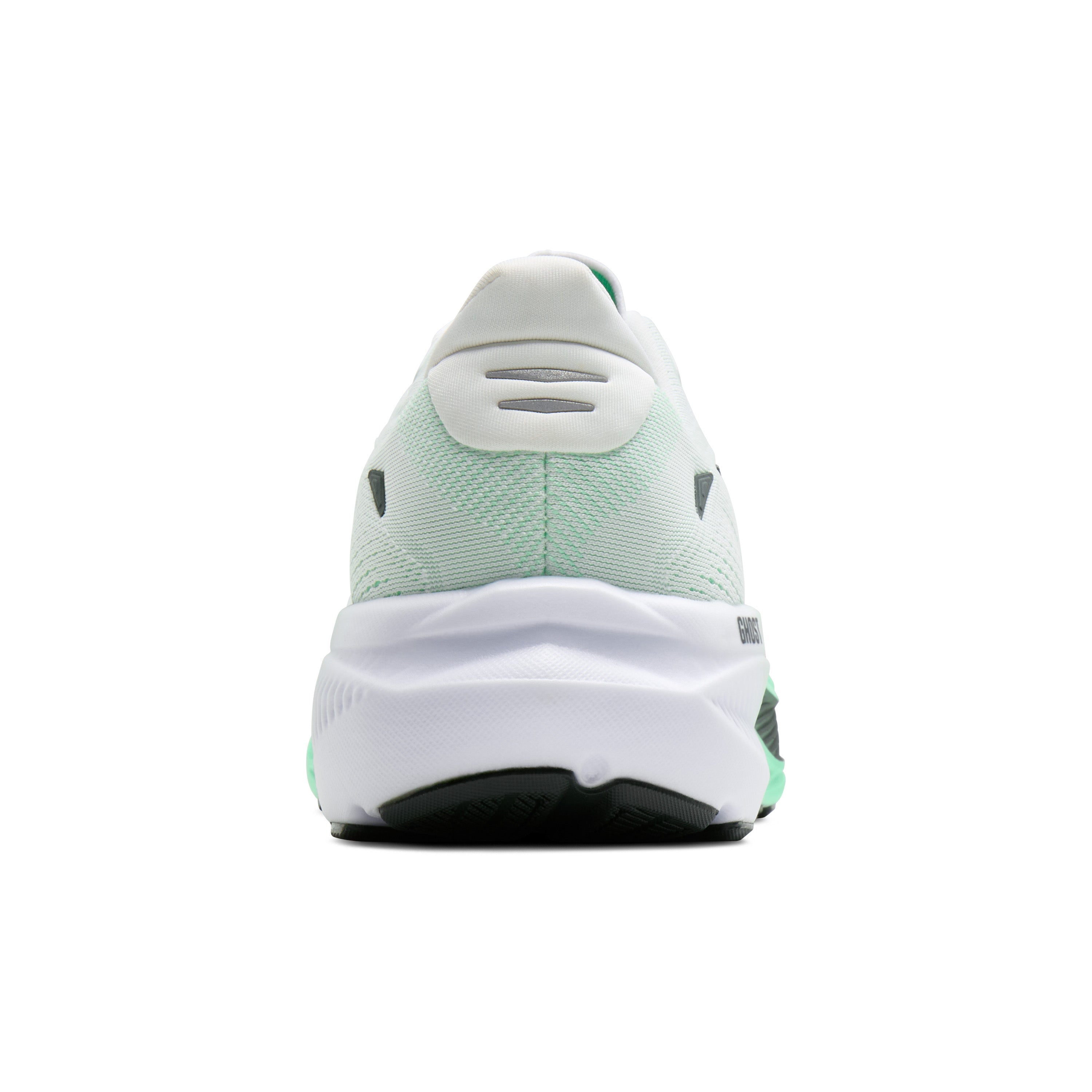 Brooks Ghost 18 Mens Running Shoes - White/Spring Bud/Spruce