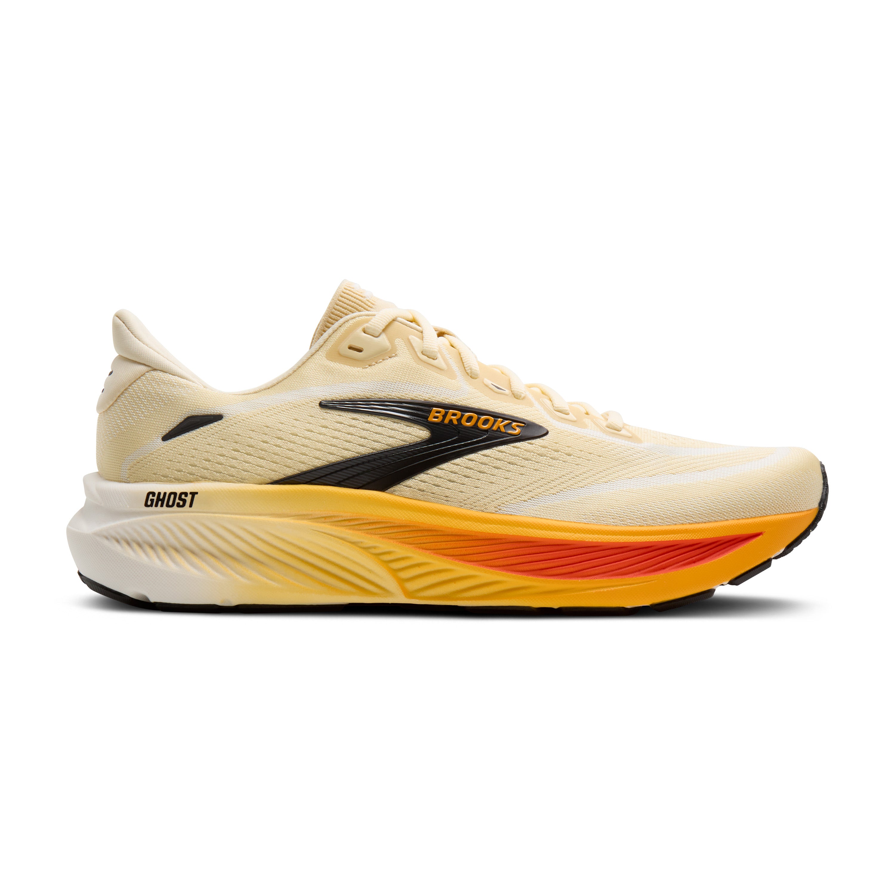 Brooks Ghost 18 Mens Running Shoes - Rutabaga/Tigerlily/Orange