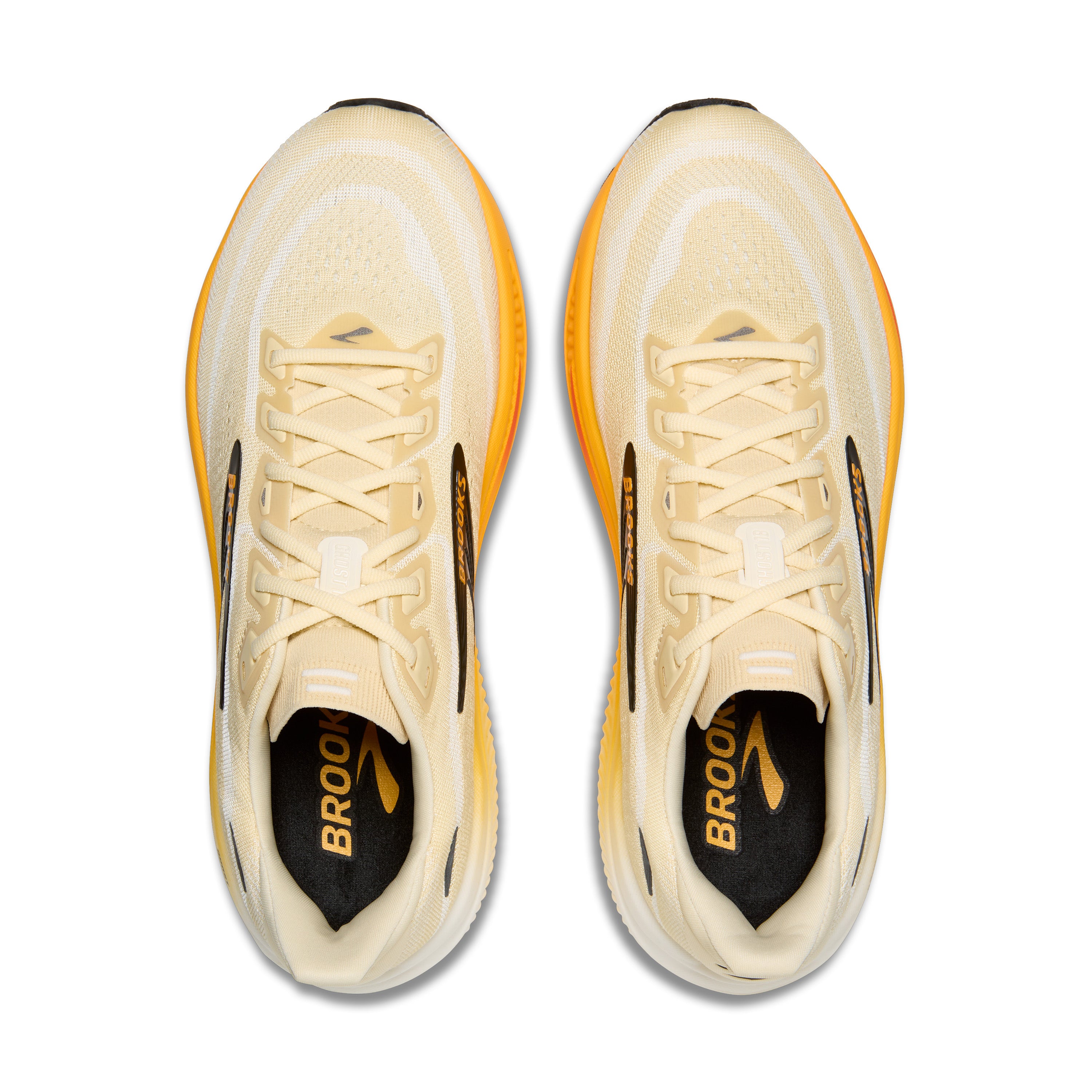 Brooks Ghost 18 Mens Running Shoes - Rutabaga/Tigerlily/Orange