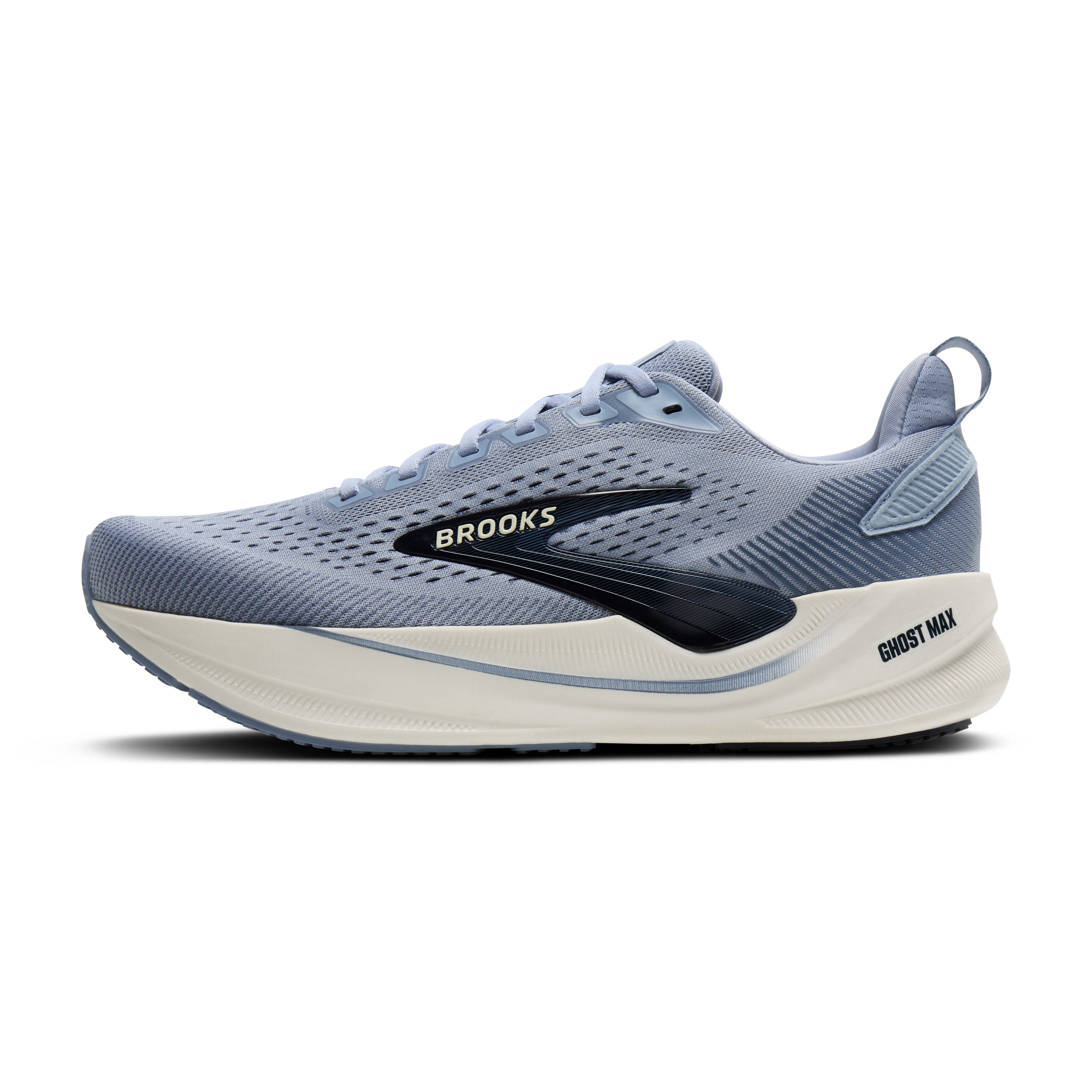 Brooks Ghost Max 4 Mens Running Shoes - Blue/Navy/Coconut