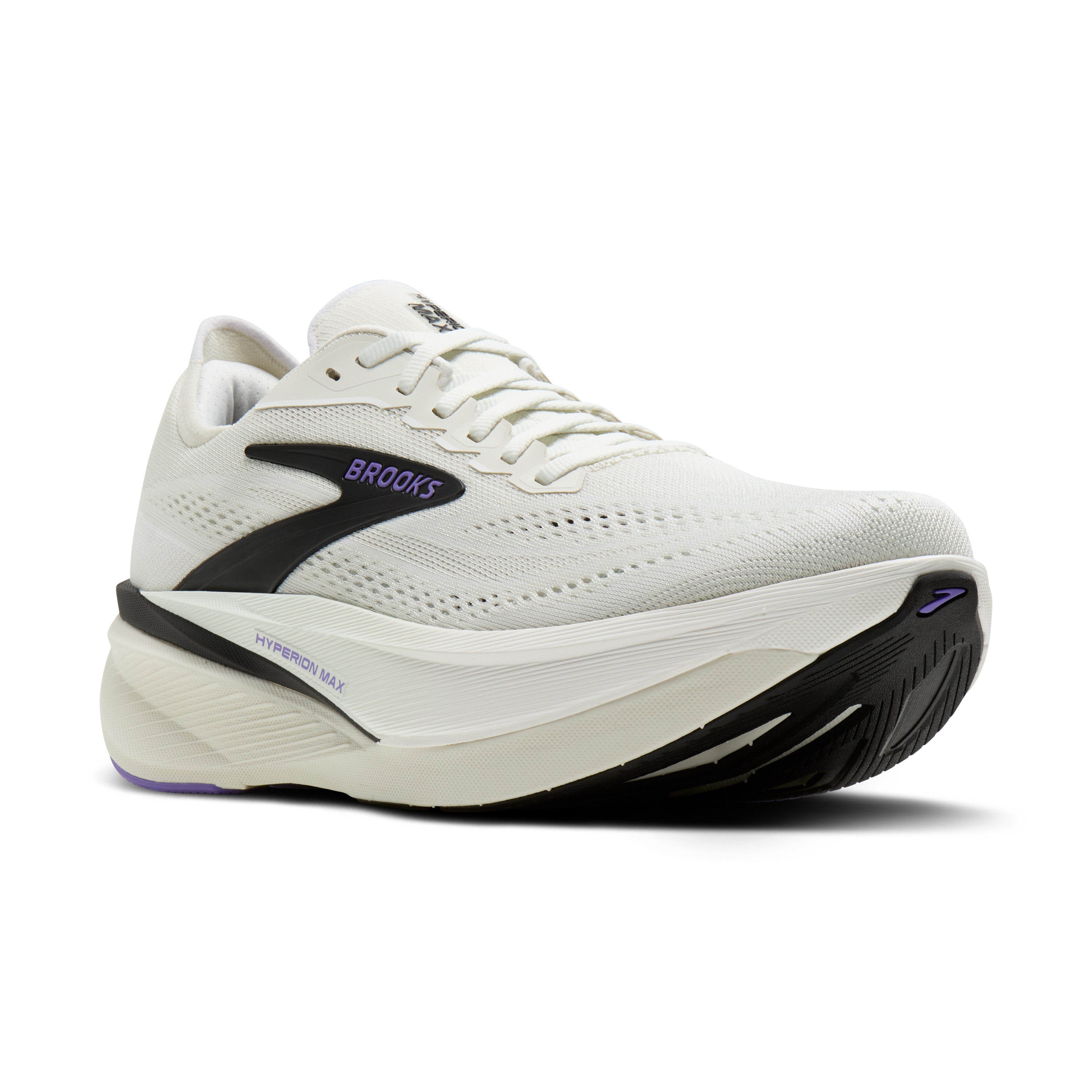Brooks Hyperion Max 4 Mens Running Shoes - Grey/Black/Purple Hebe