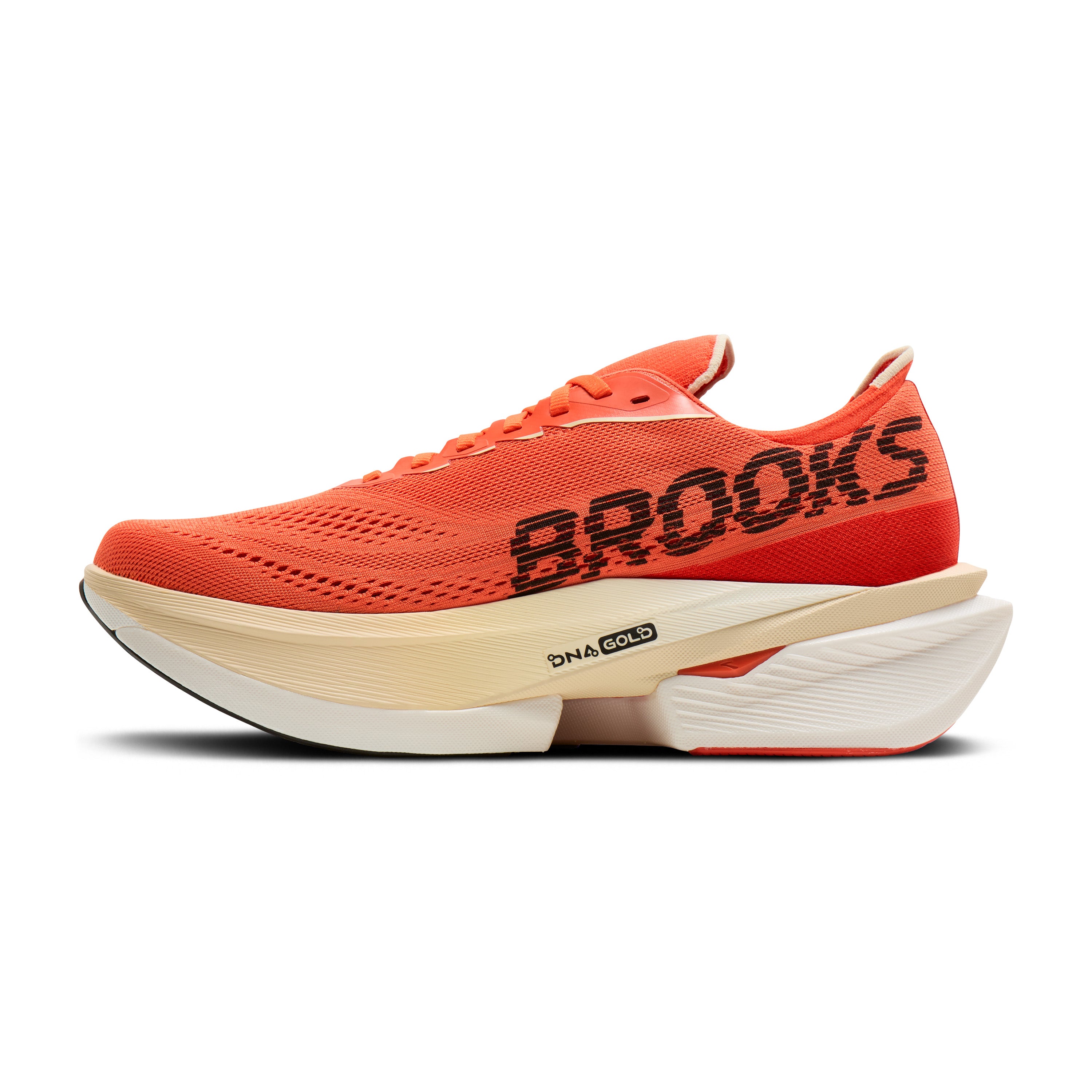 Brooks Hyperion Max 4 Mens Running Shoes - Tigerlily/Wood Ash/Black