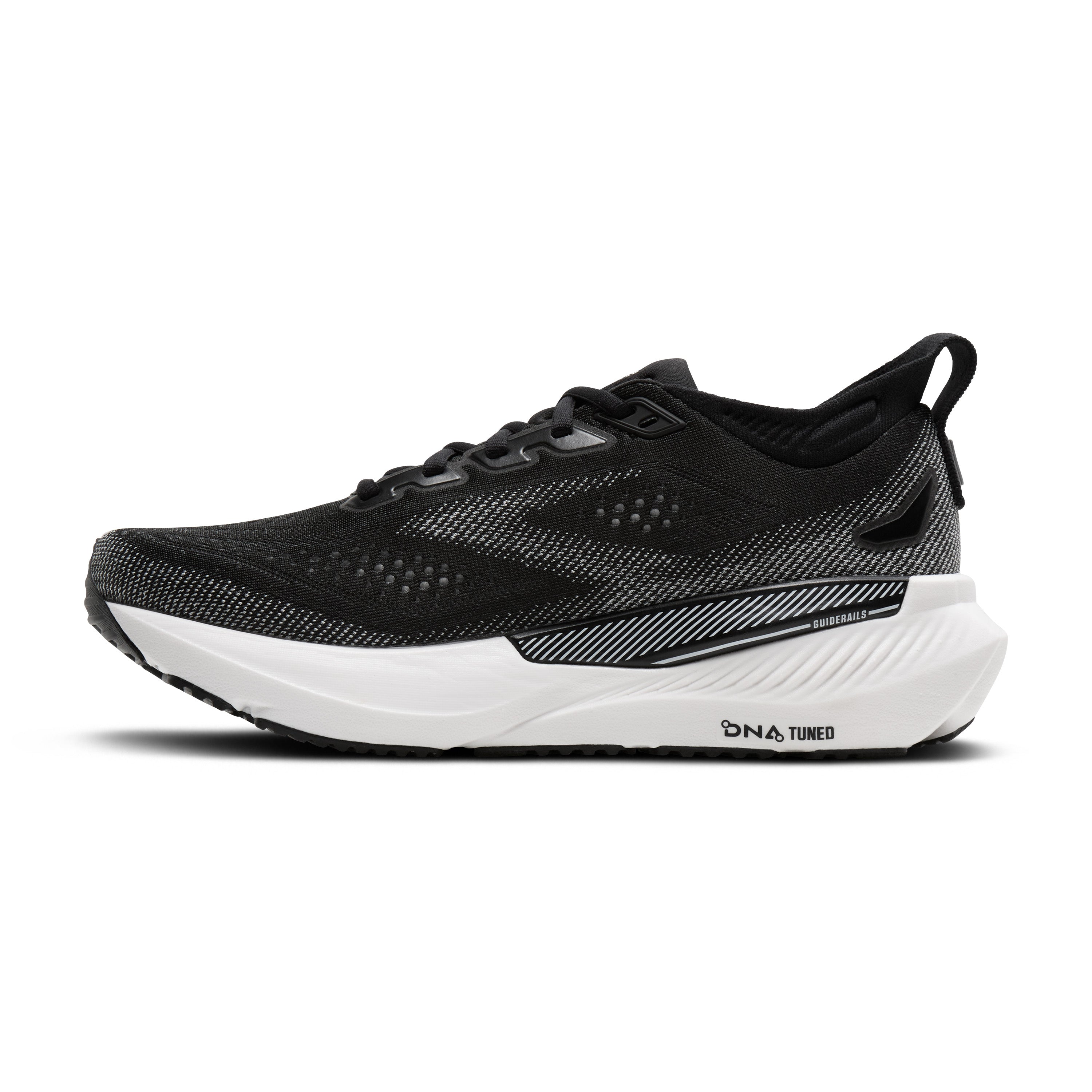 Brooks Glycerin GTS 23 Mens Running Shoes - Black/Grey/White