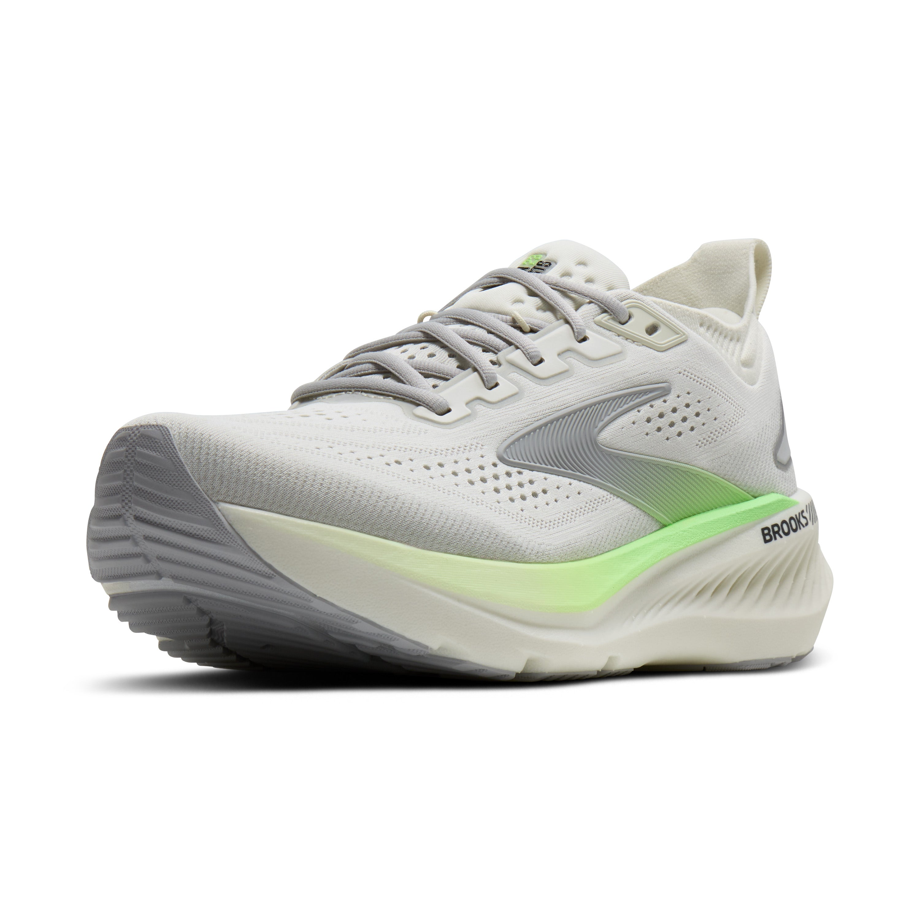 Brooks Glycerin GTS 23 Mens Running Shoes - Grey/Green/Black