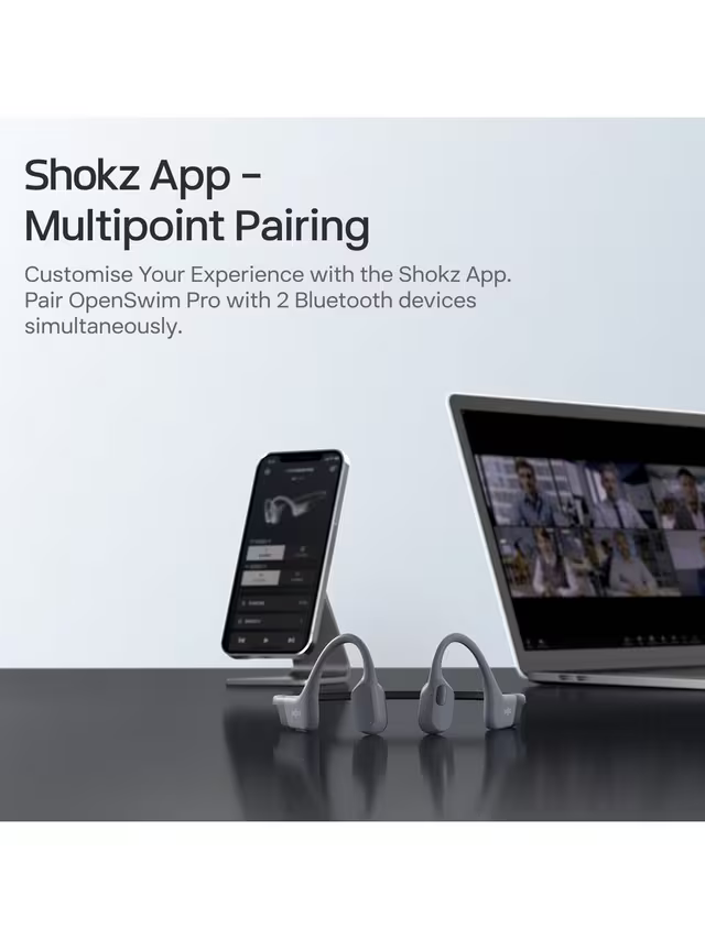 SHOKZ OpenSwim Pro - Grey