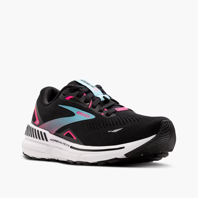 Brooks Adrenaline GTS 23 GORE-TEX Womens Running Shoes - Black/Pink