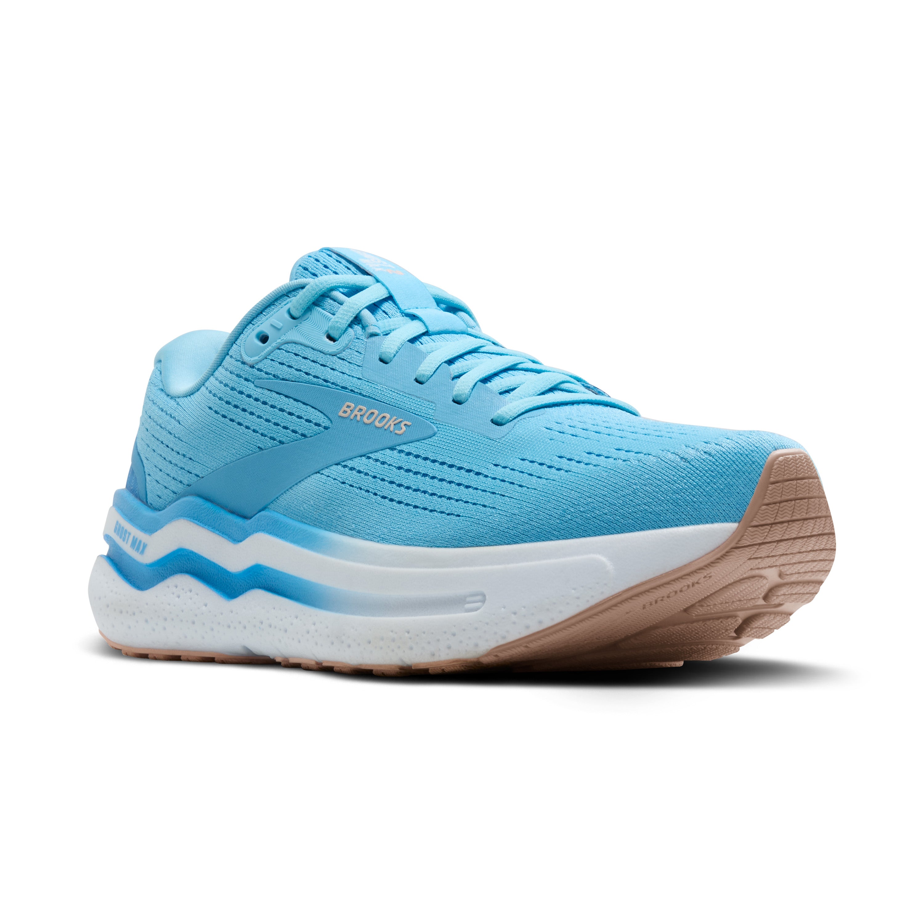 Brooks Ghost Max 2 Womens Running Shoes - Blue/White