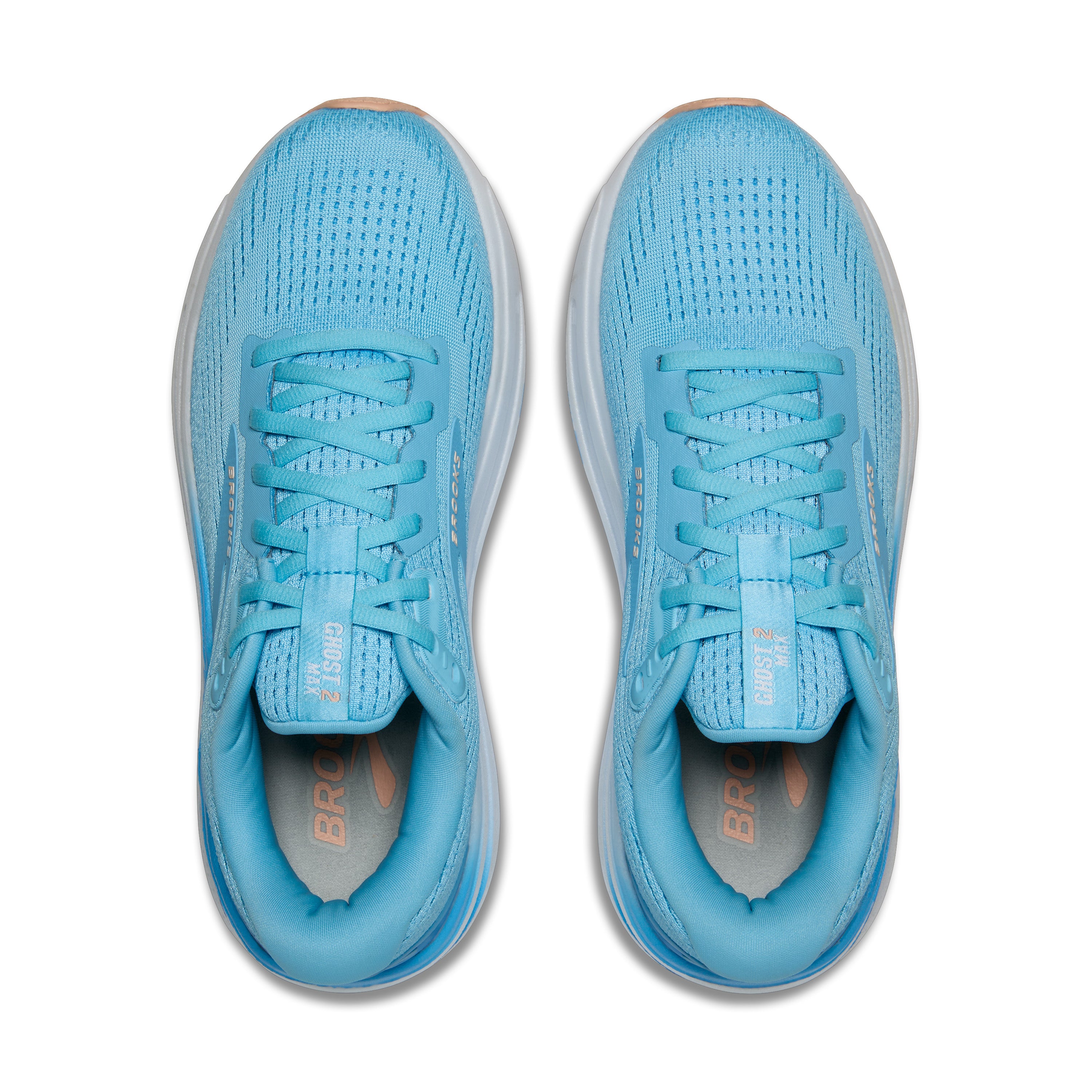 Brooks Ghost Max 2 Womens Running Shoes - Blue/White