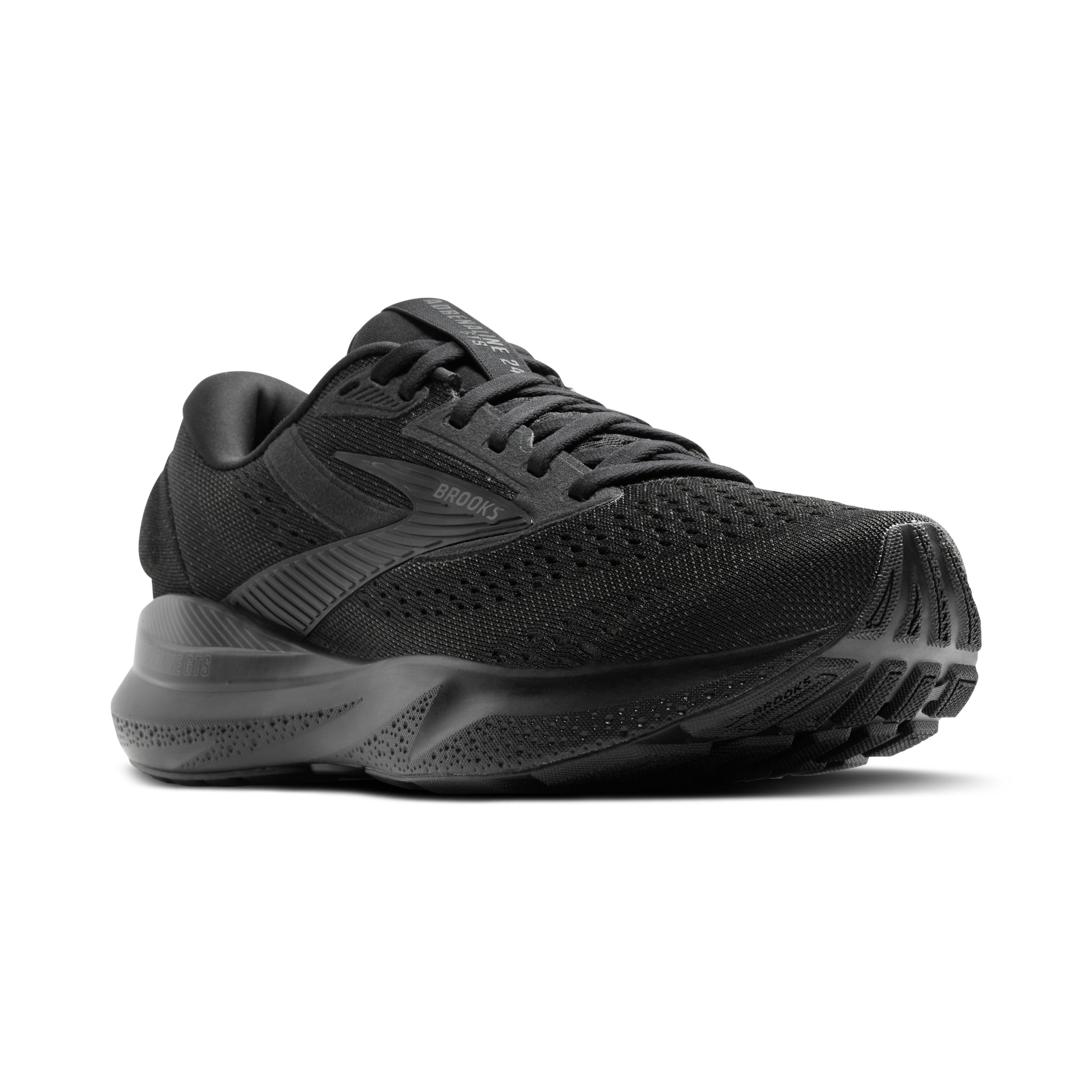 Brooks Adrenaline GTS 24 Womens Running Shoes - Black/Black