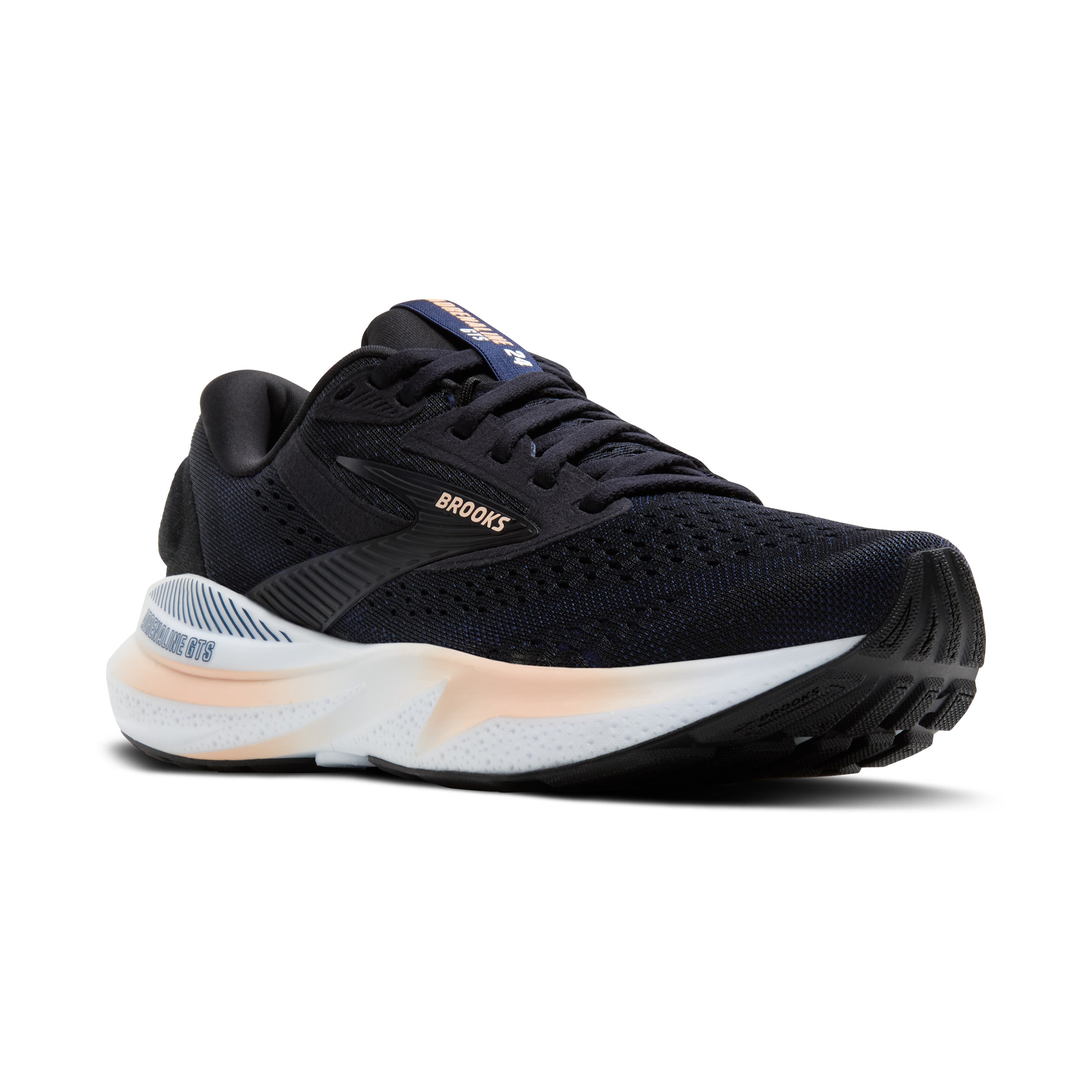 Brooks Adrenaline GTS 24 Womens Running Shoes - Black/White