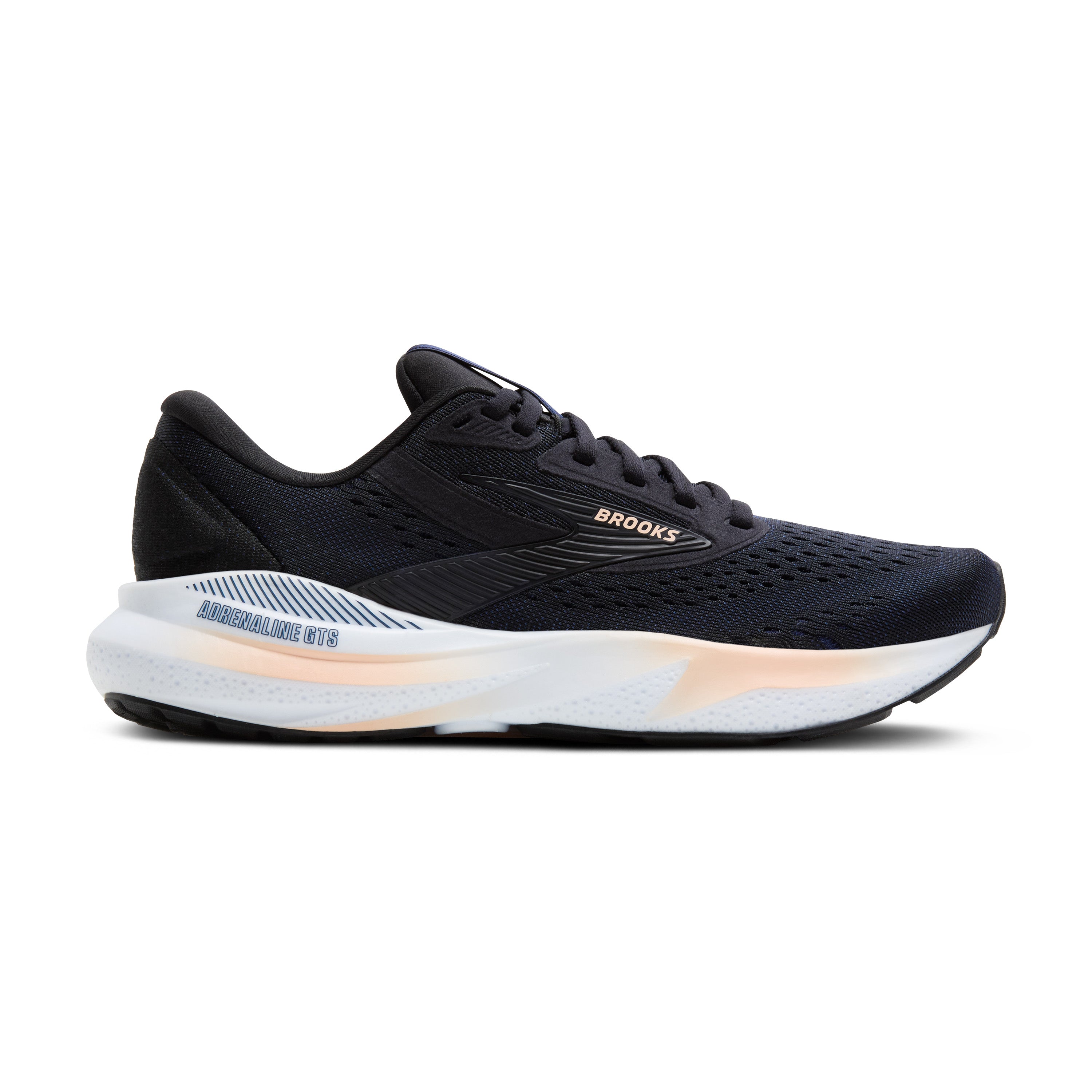 Brooks Adrenaline GTS 24 Womens Running Shoes - Black/White