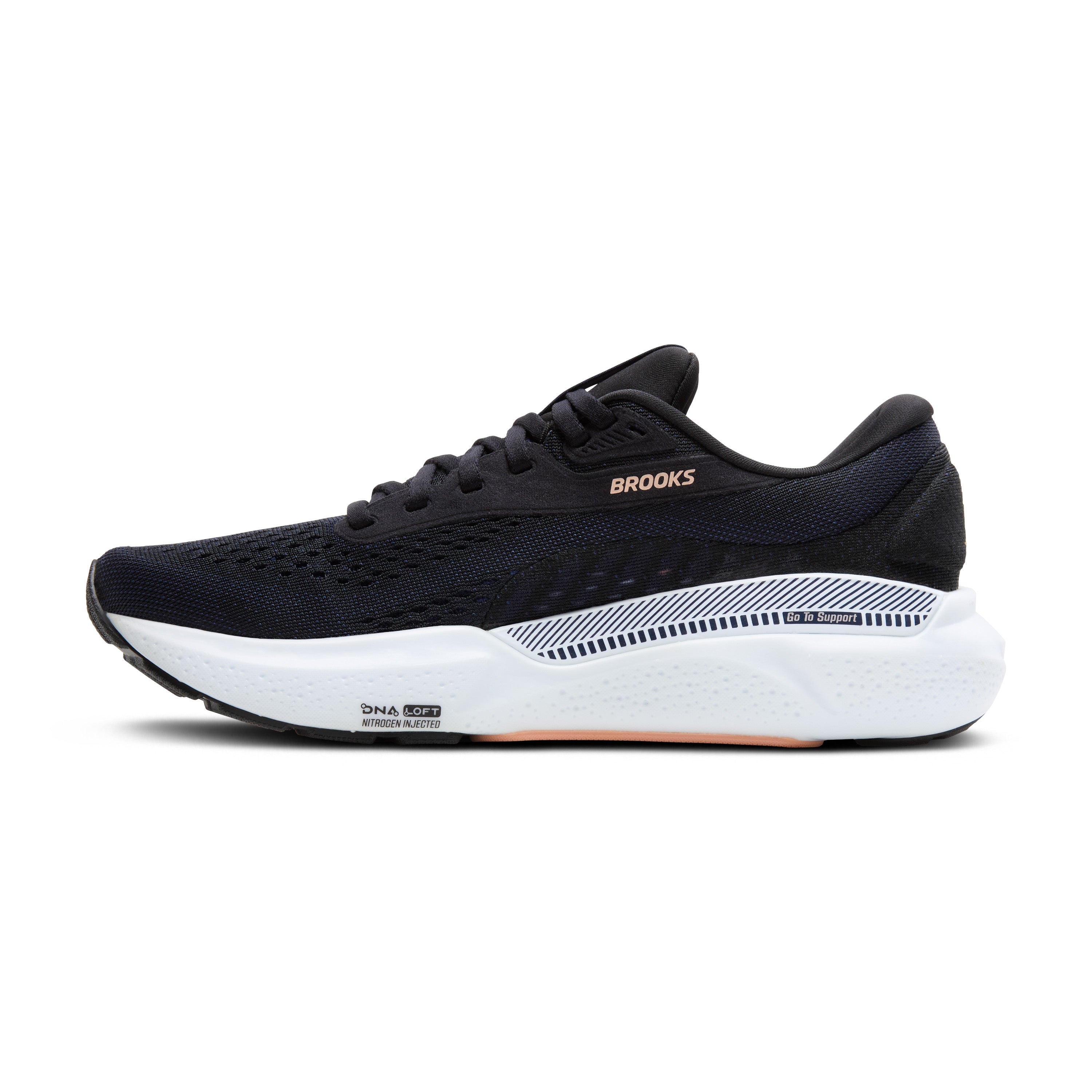 Brooks Adrenaline GTS 24 Womens Running Shoes - Black/White