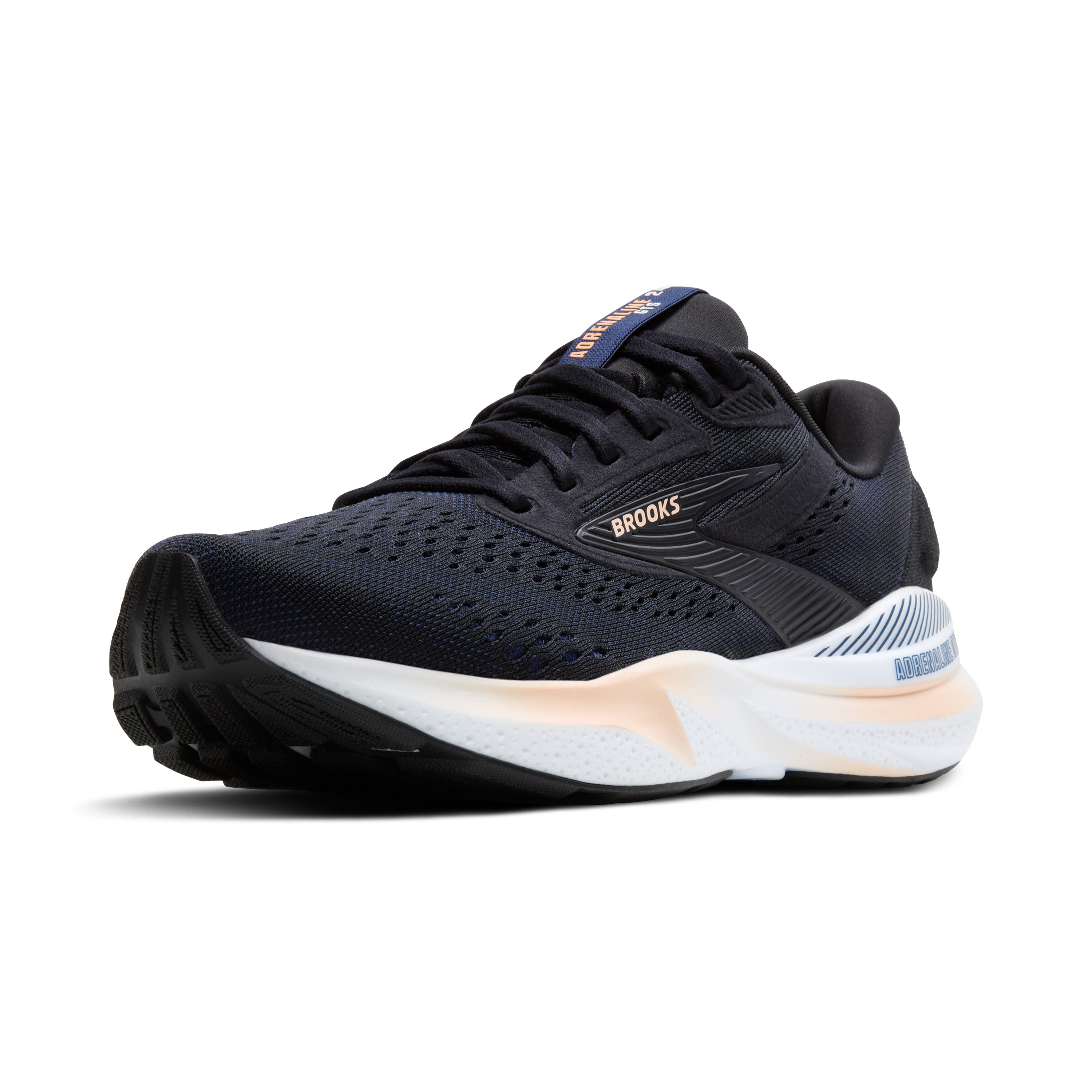 Brooks Adrenaline GTS 24 Womens Running Shoes - Black/White