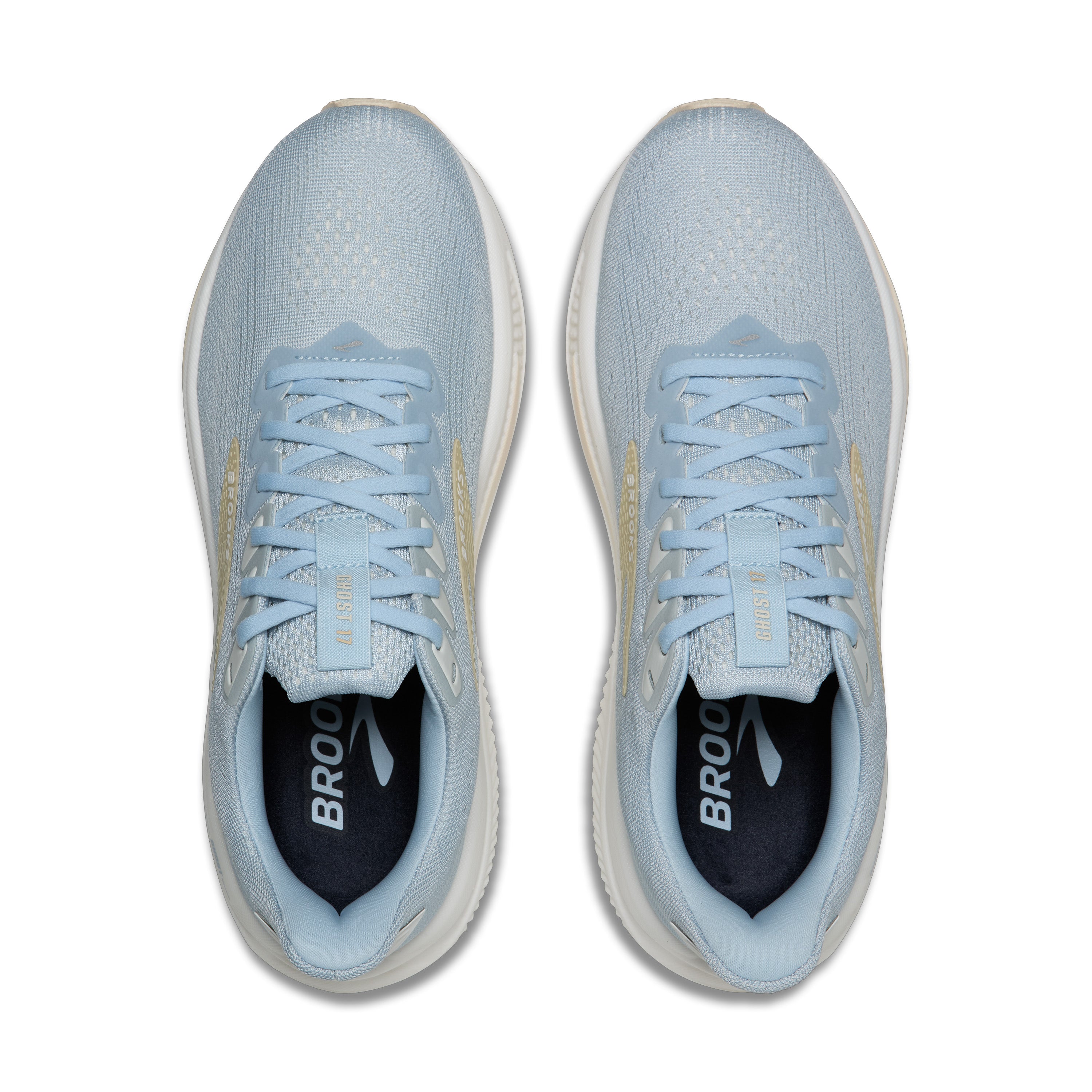 Brooks Ghost 17 Womens Running Shoe - Skyway/Coconut/Sand