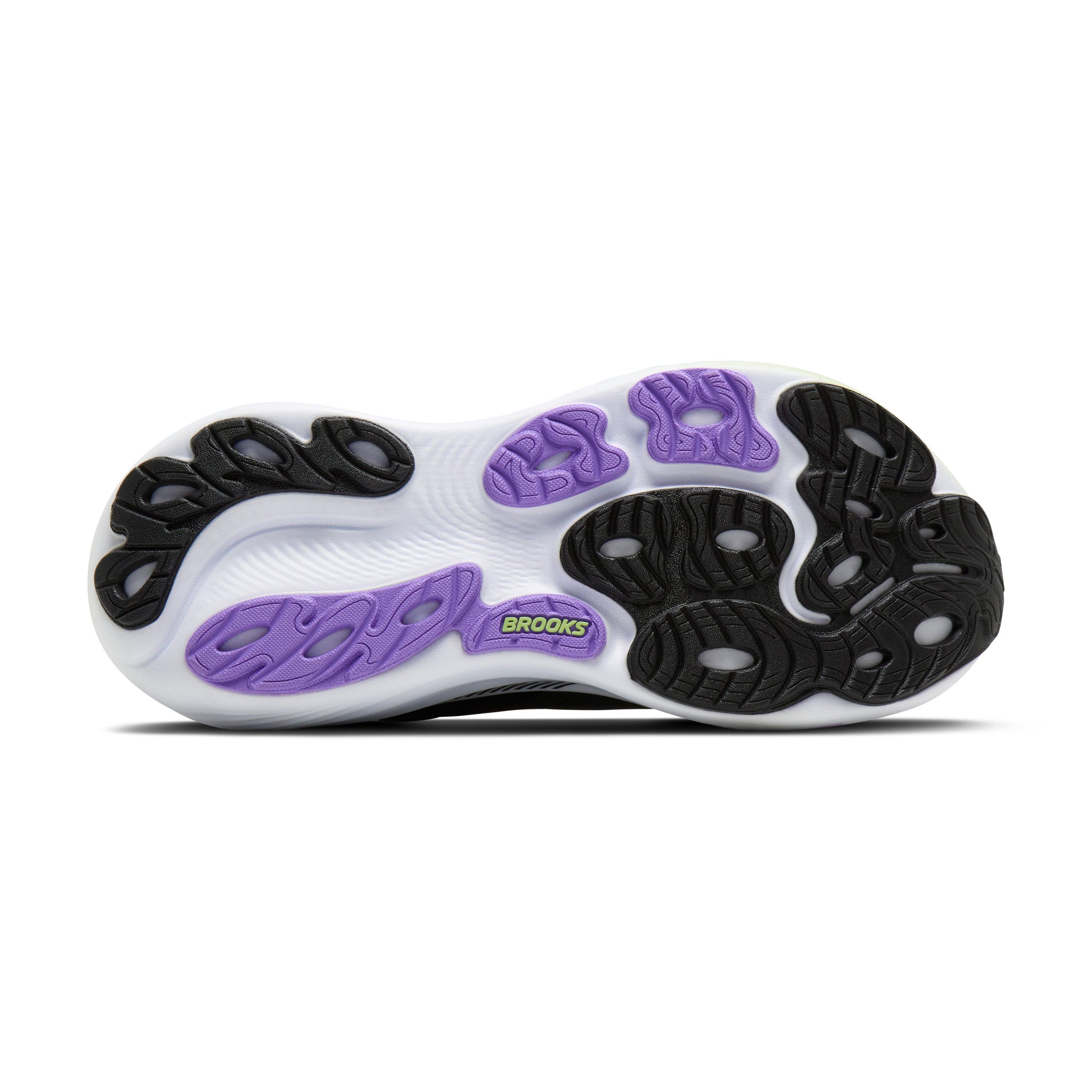 Brooks Adrenaline GTS 25 Womens Running Shoes - Black/Blackened Pearl/Purple