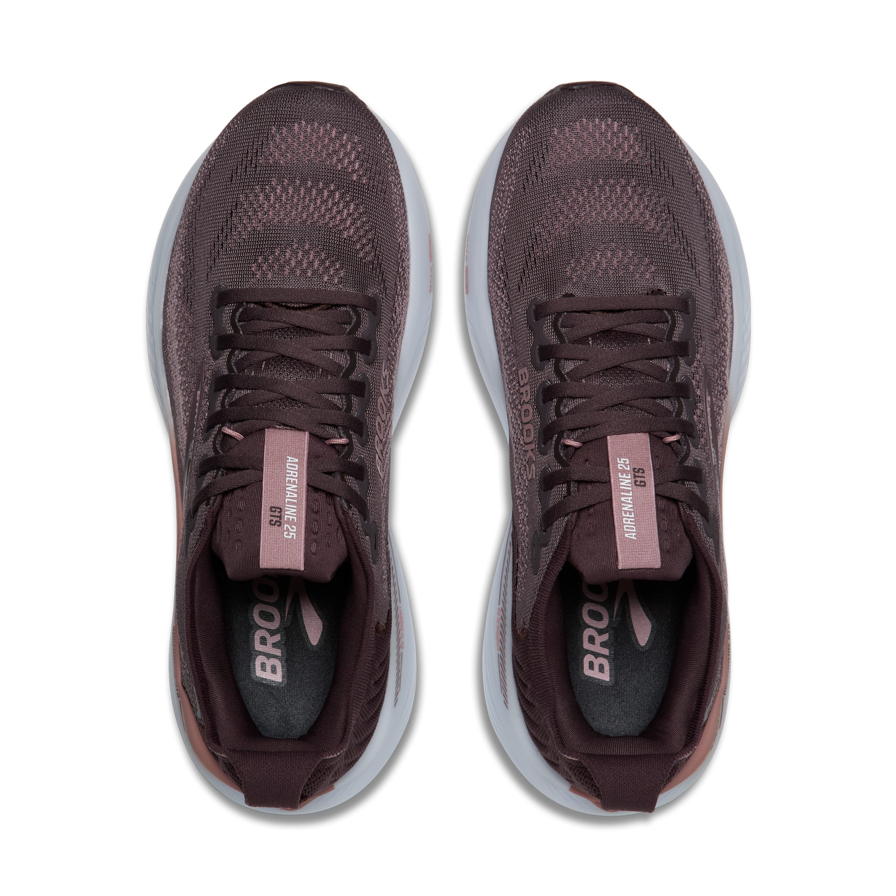 Brooks Adrenaline GTS 25 Womens Running Shoes - Raisin/Woodrose/White