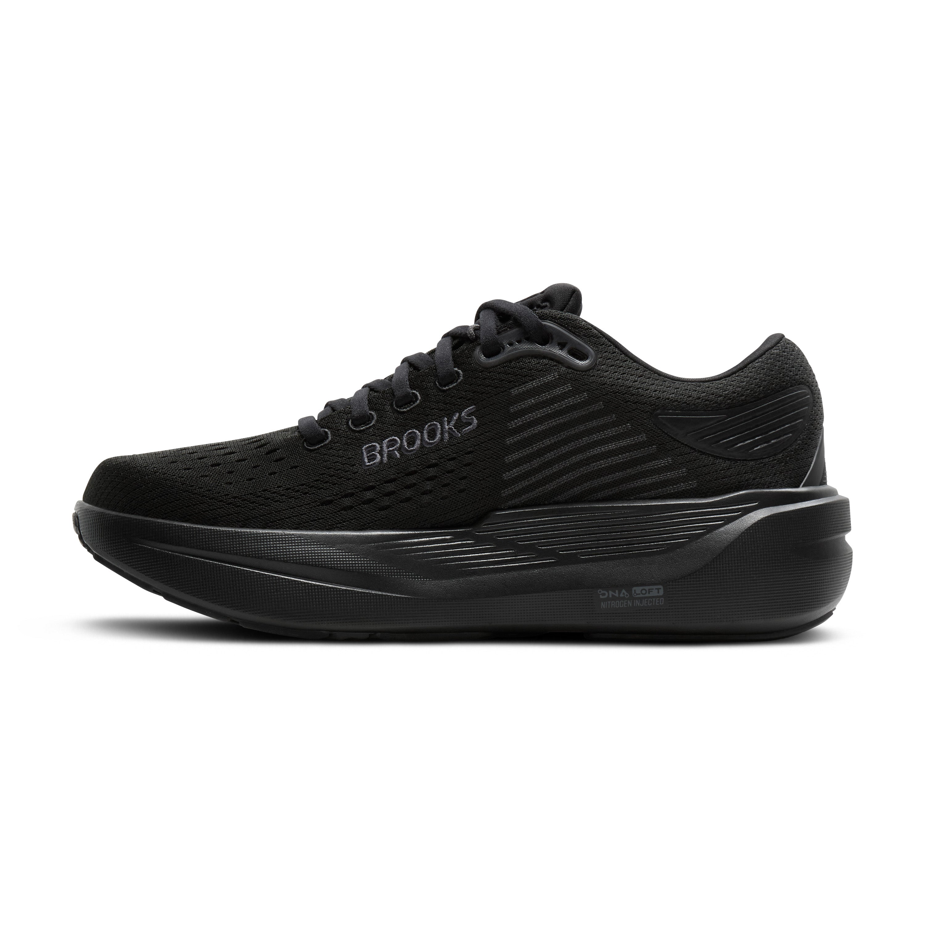 Brooks Ghost Max 3 Womens Running Shoes - Black/Black/Ebony